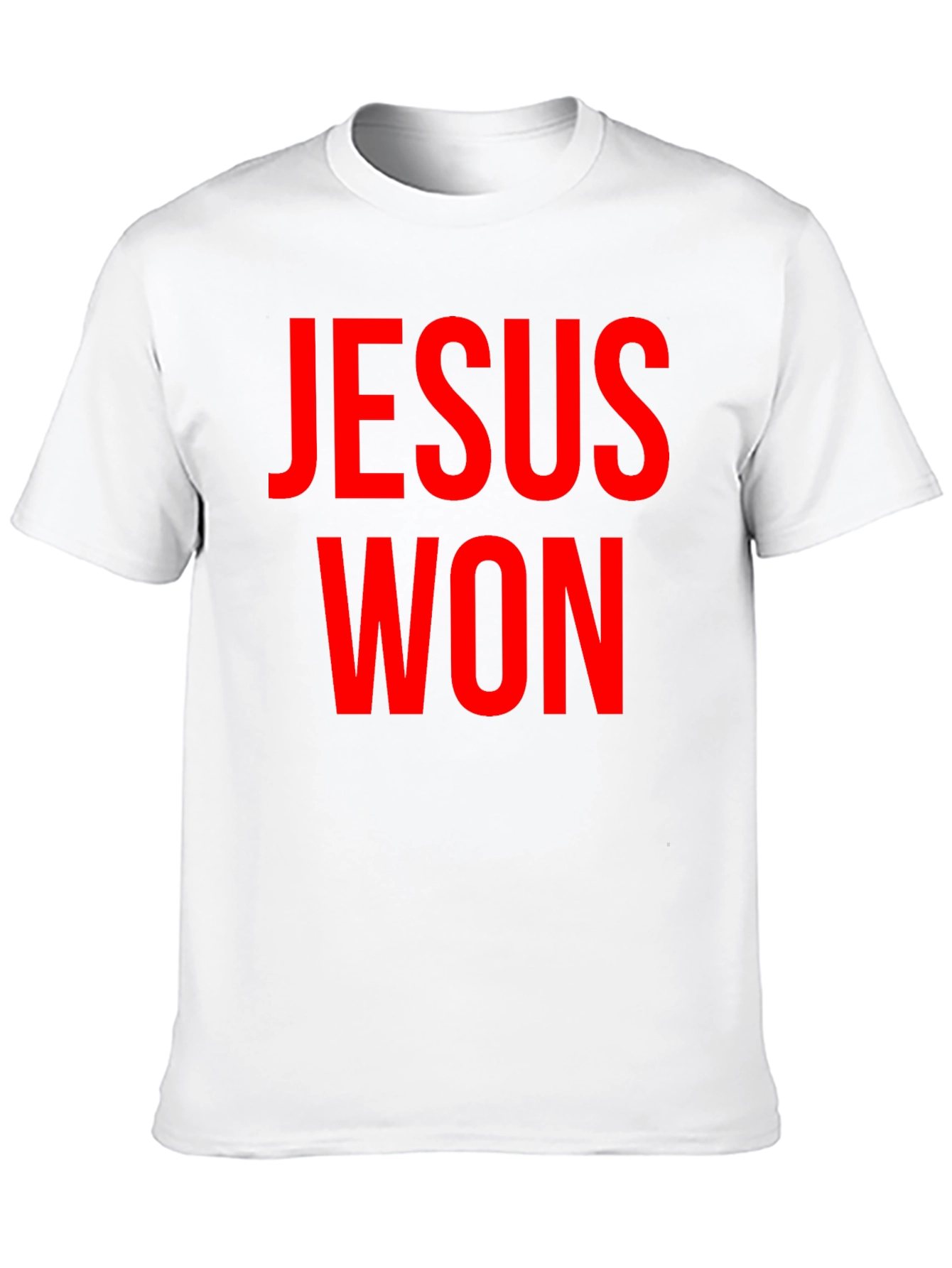 Jesus Won Graphic T-Shirt - Bold Religious Statement