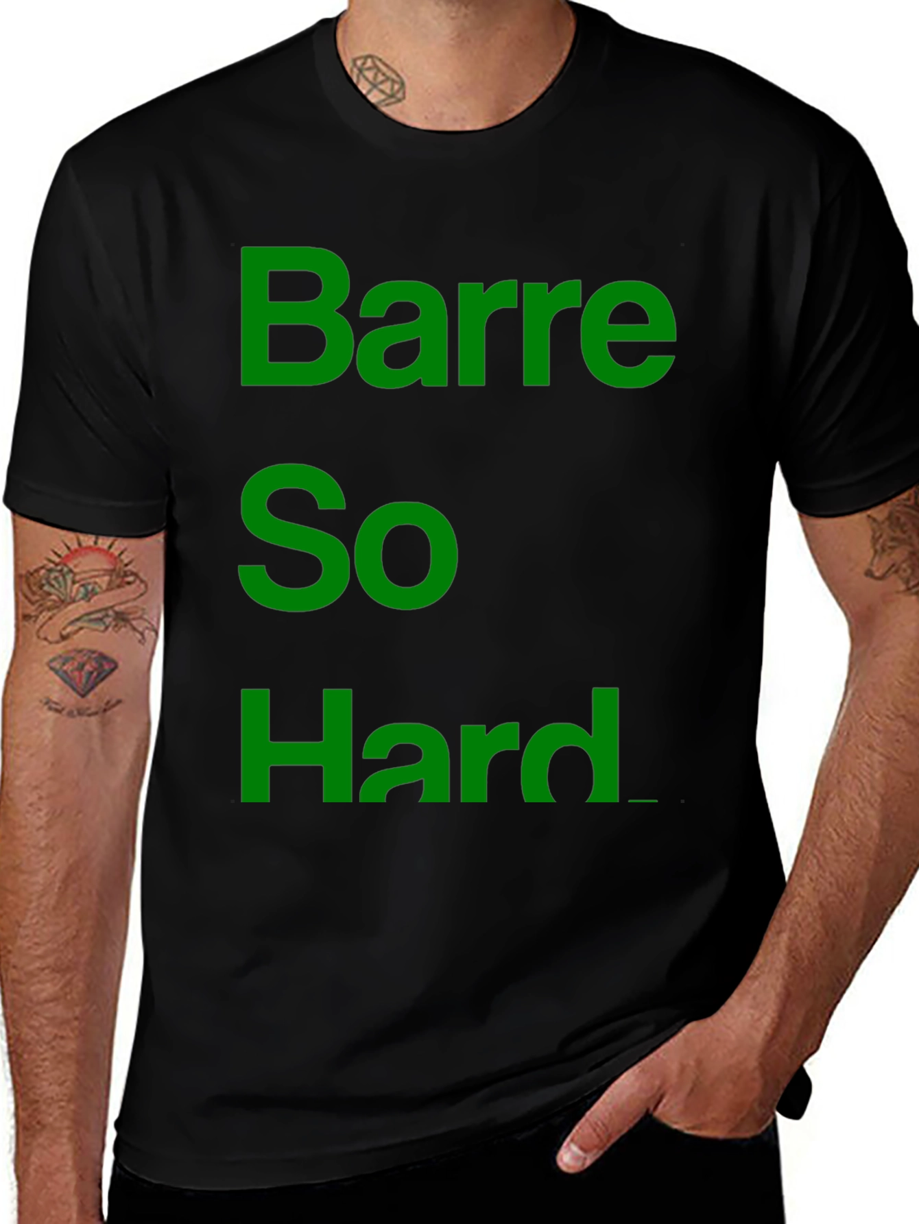 Barre So Hard T-Shirt - Gym Workout Apparel