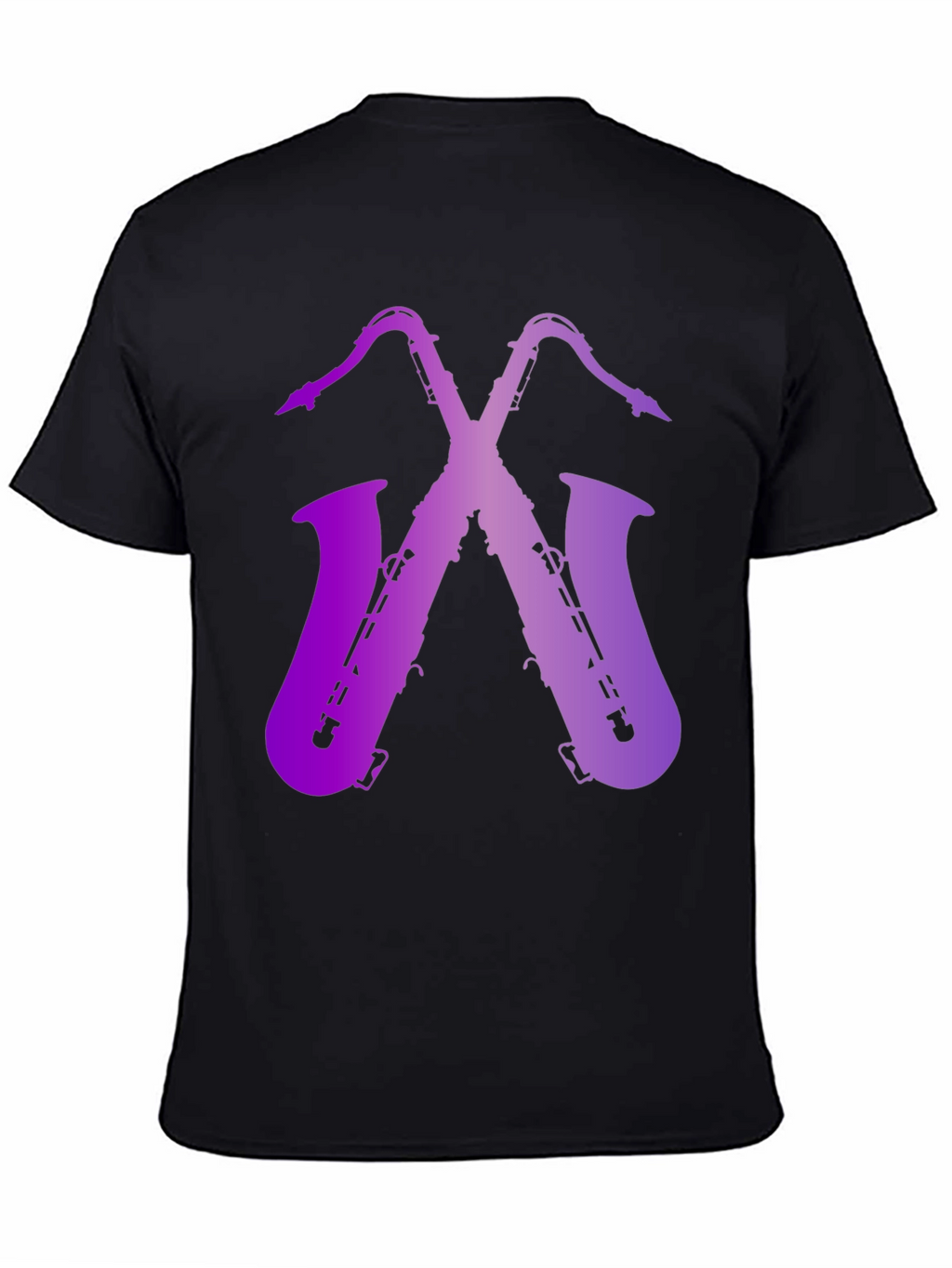 Saxophone Graphic Print Tee