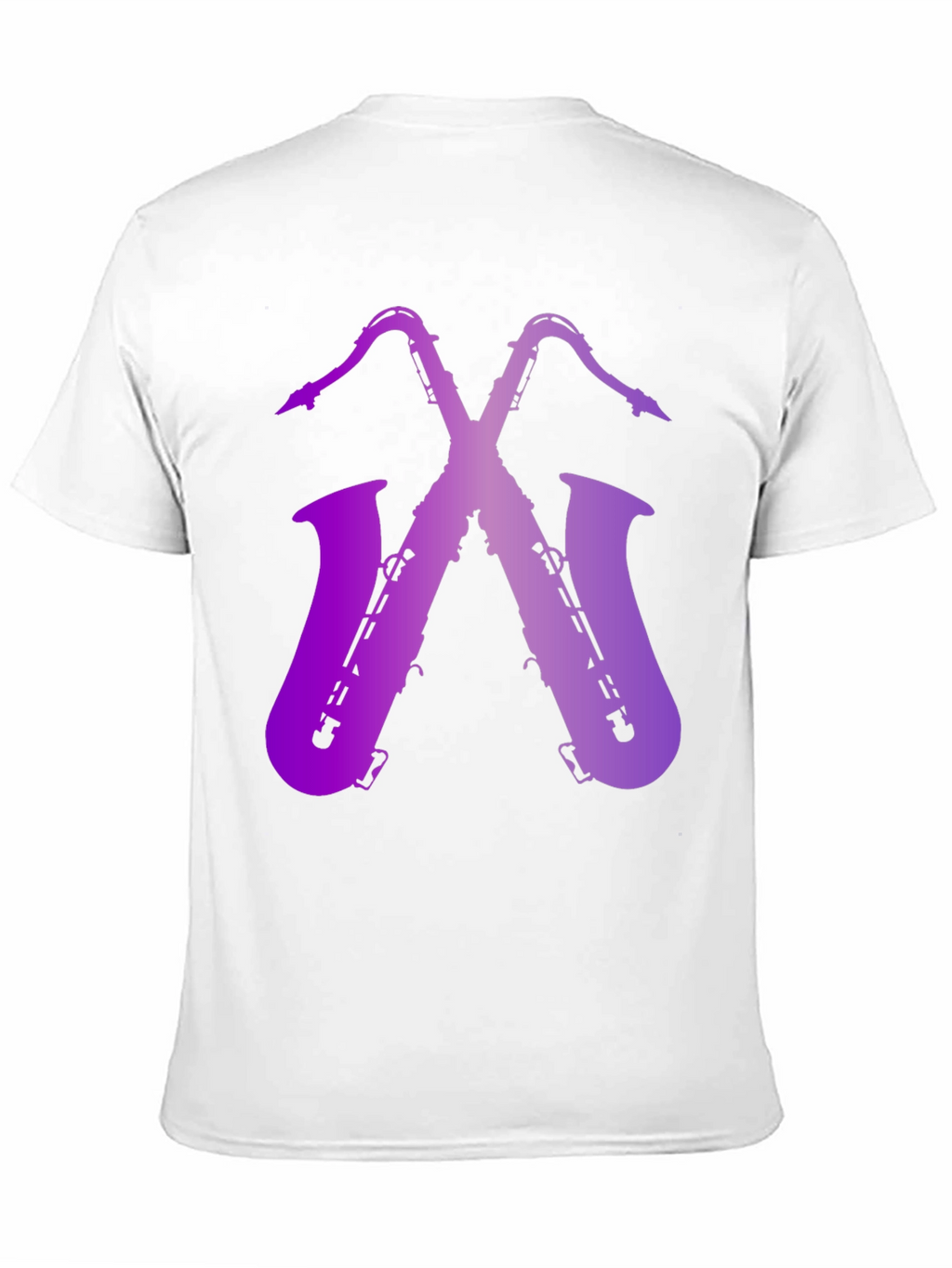 Saxophone Graphic Print Tee