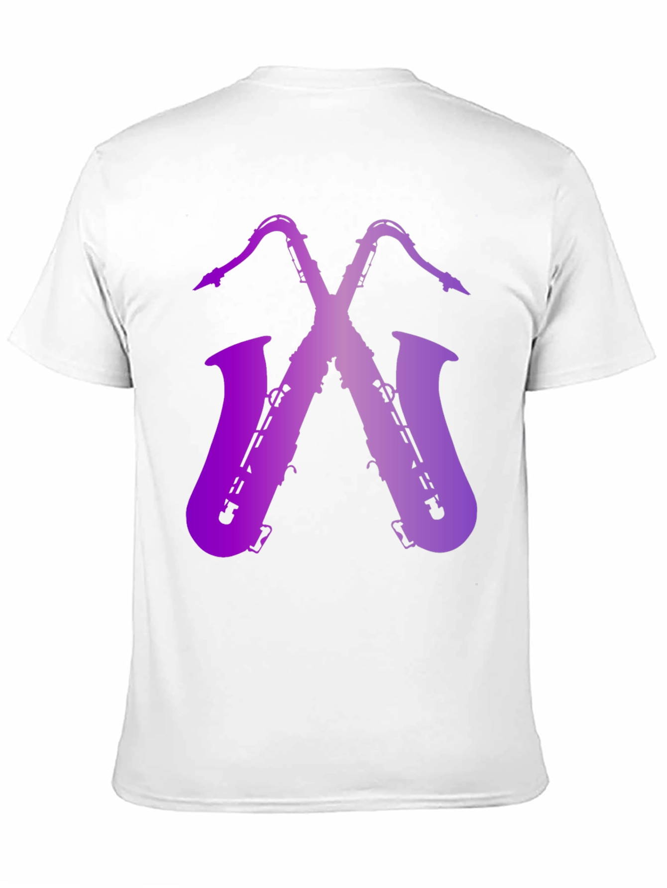Saxophone Graphic Print Tee