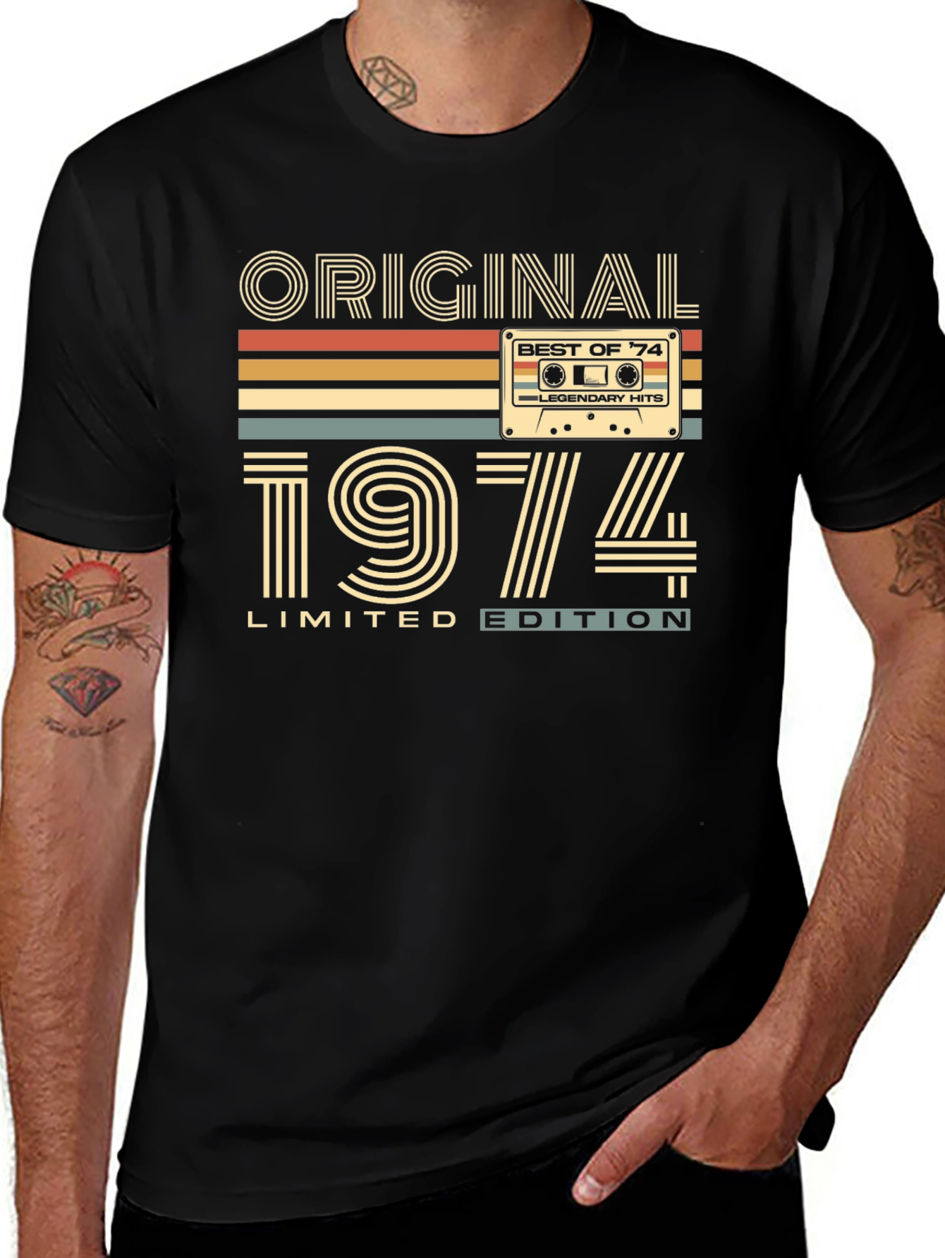 Original 1974 Limited Edition Vintage Graphic T-Shirt