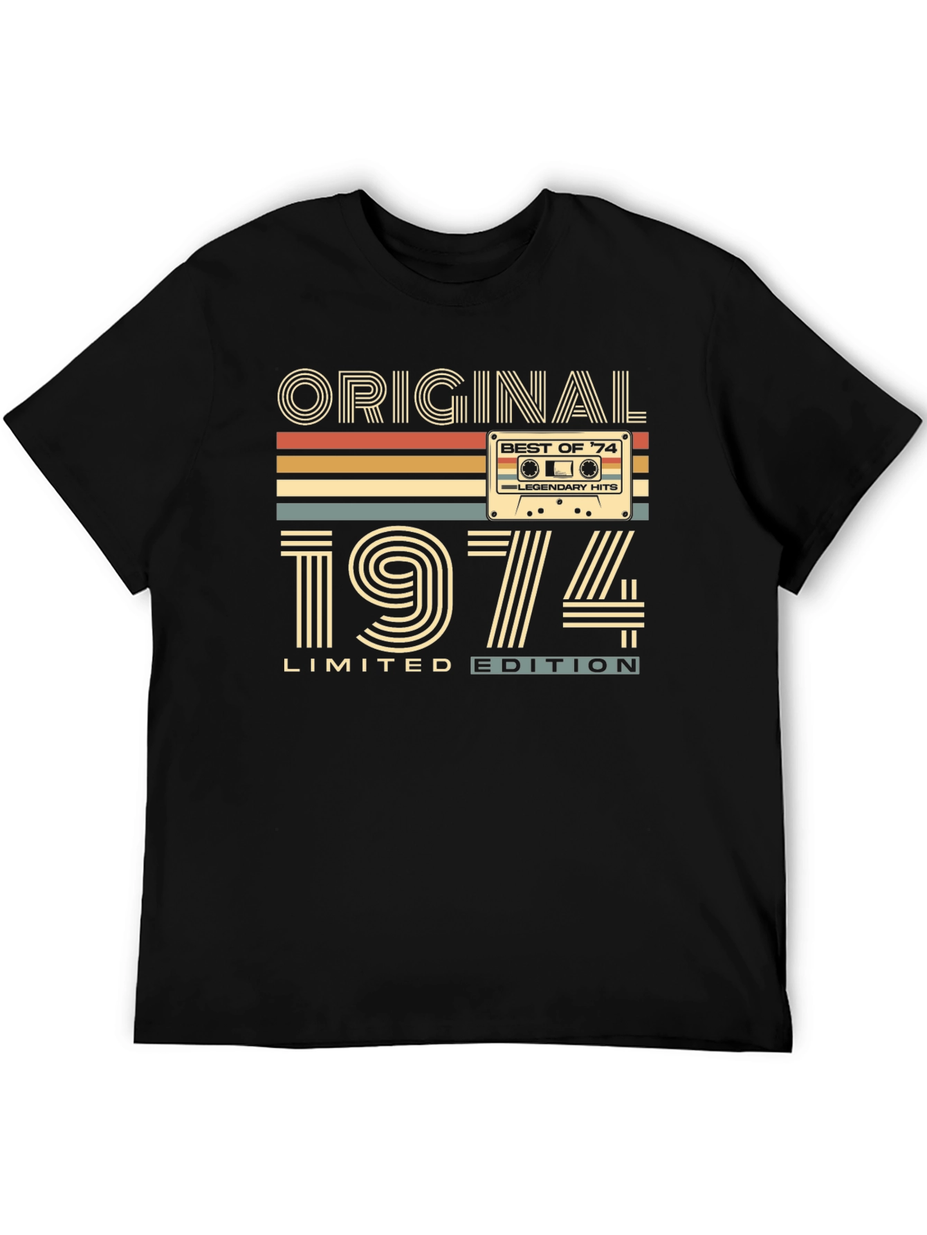 Original 1974 Limited Edition Vintage Graphic T-Shirt