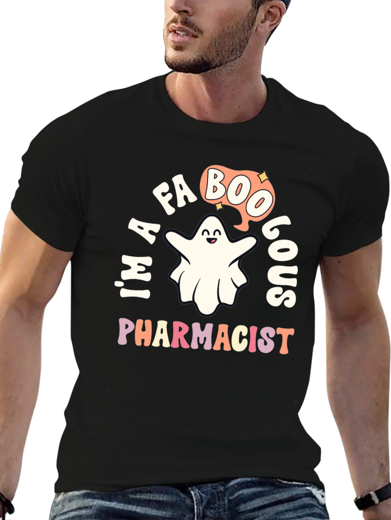 Im A Faboolous Pharmacist Ghost T-Shirt
