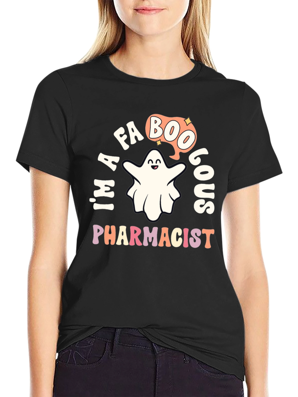 Im A Faboolous Pharmacist Ghost T-Shirt