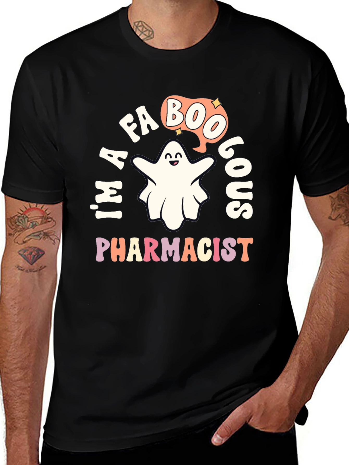 Im A Faboolous Pharmacist Ghost T-Shirt
