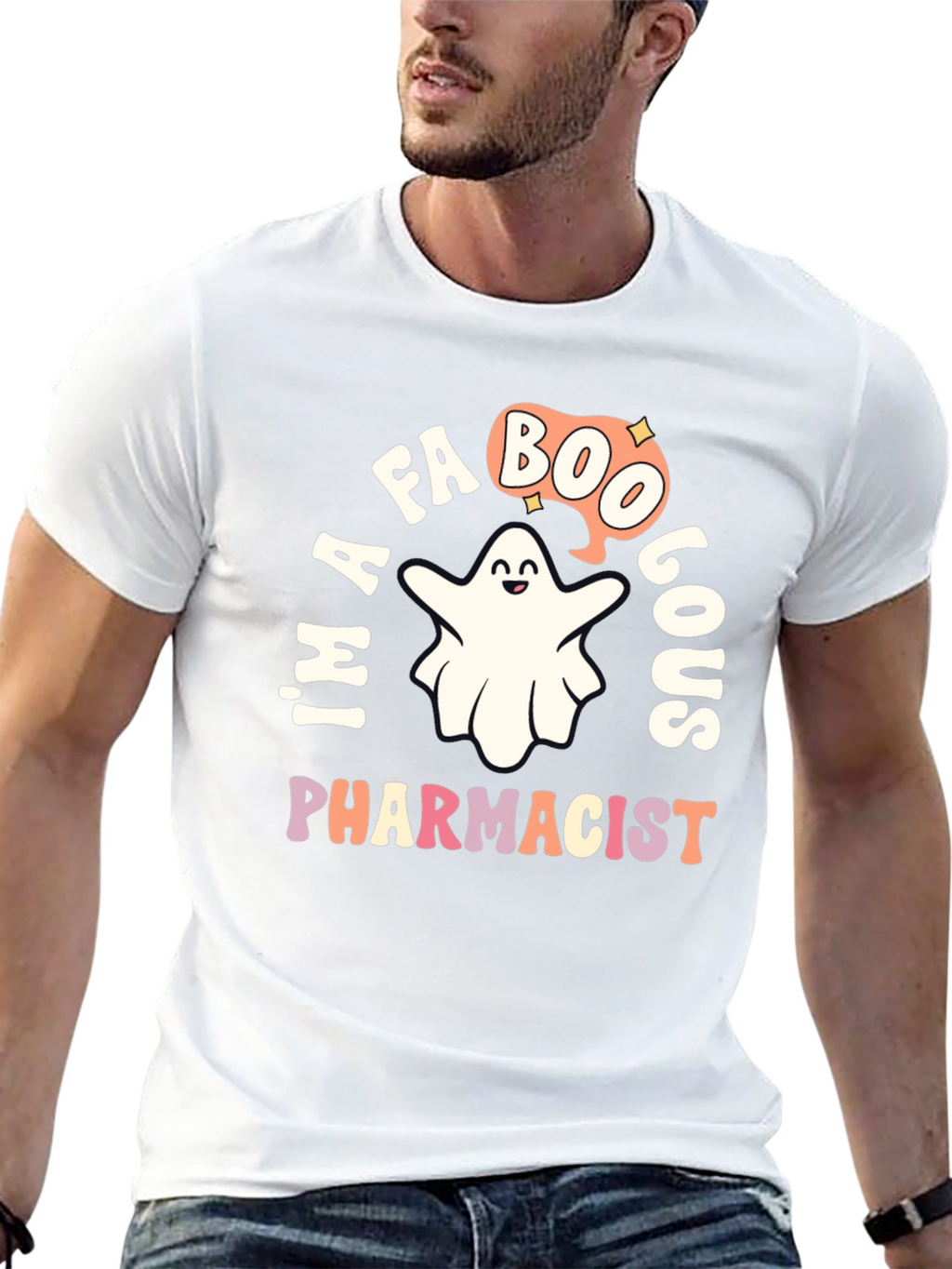 Im A Faboolous Pharmacist Ghost T-Shirt