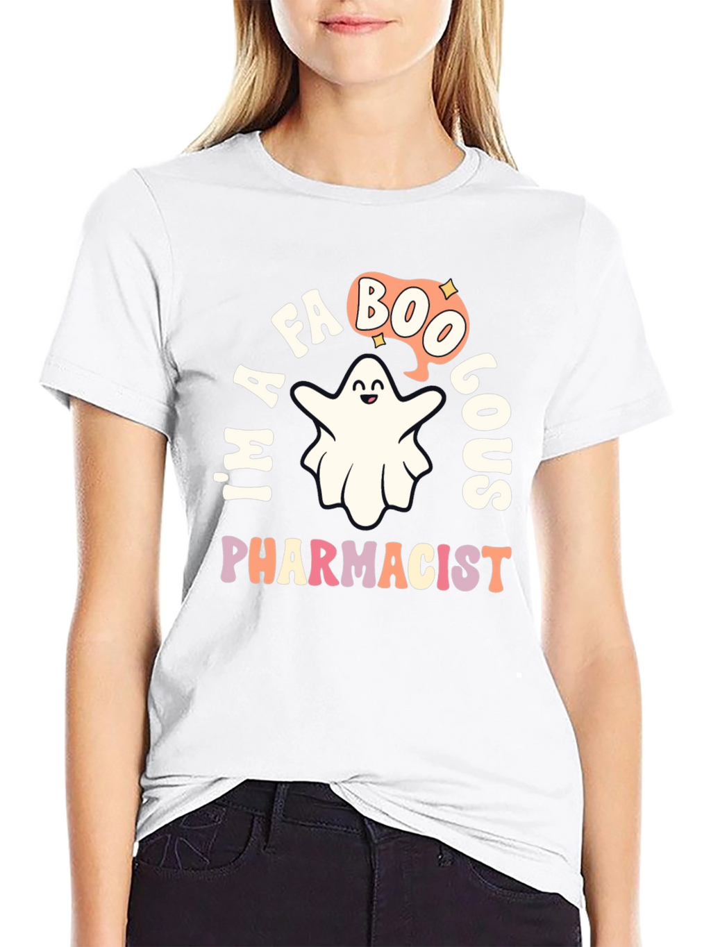 Im A Faboolous Pharmacist Ghost T-Shirt