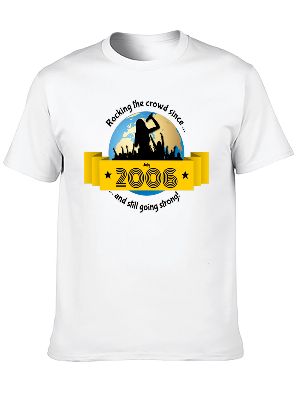 Rocking Since 2006 Black T-Shirt
