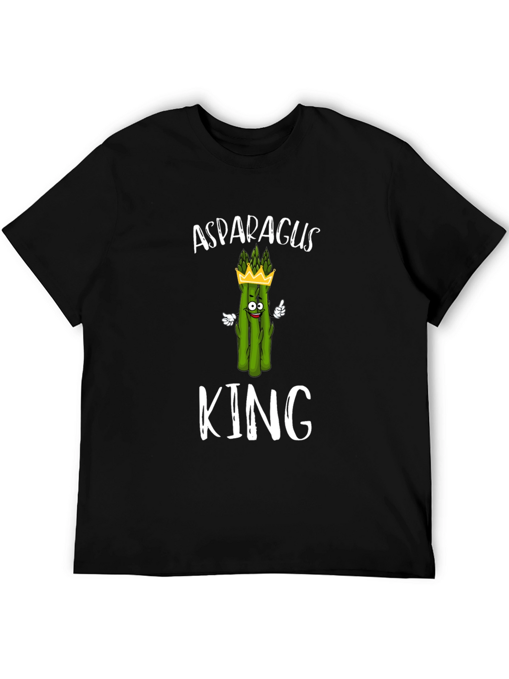 Asparagus King T-Shirt - Funny Vegetable Graphic Tee