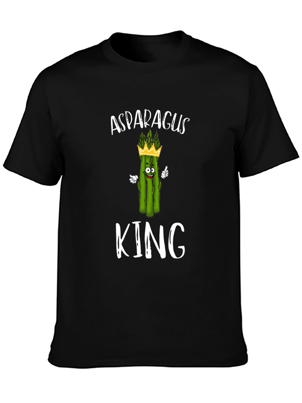 Asparagus King T-Shirt - Funny Vegetable Graphic Tee