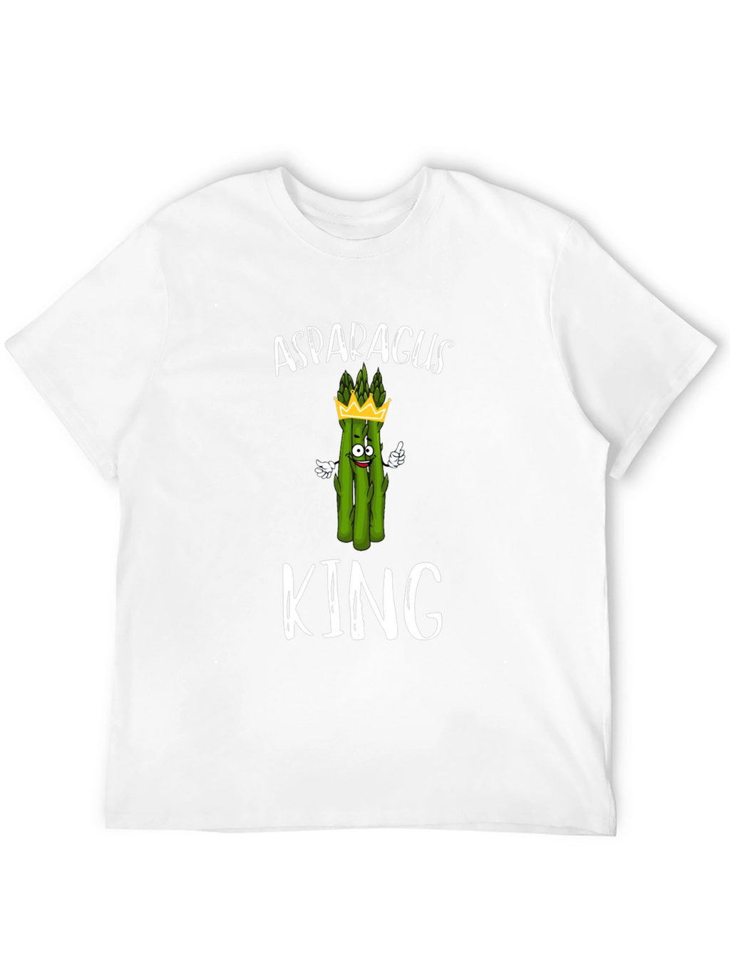 Asparagus King T-Shirt - Funny Vegetable Graphic Tee