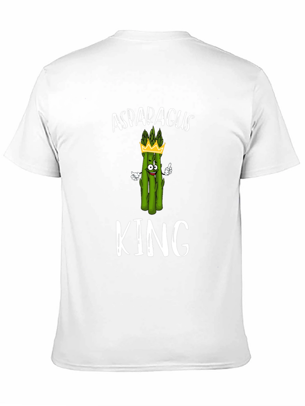 Asparagus King T-Shirt - Funny Vegetable Graphic Tee
