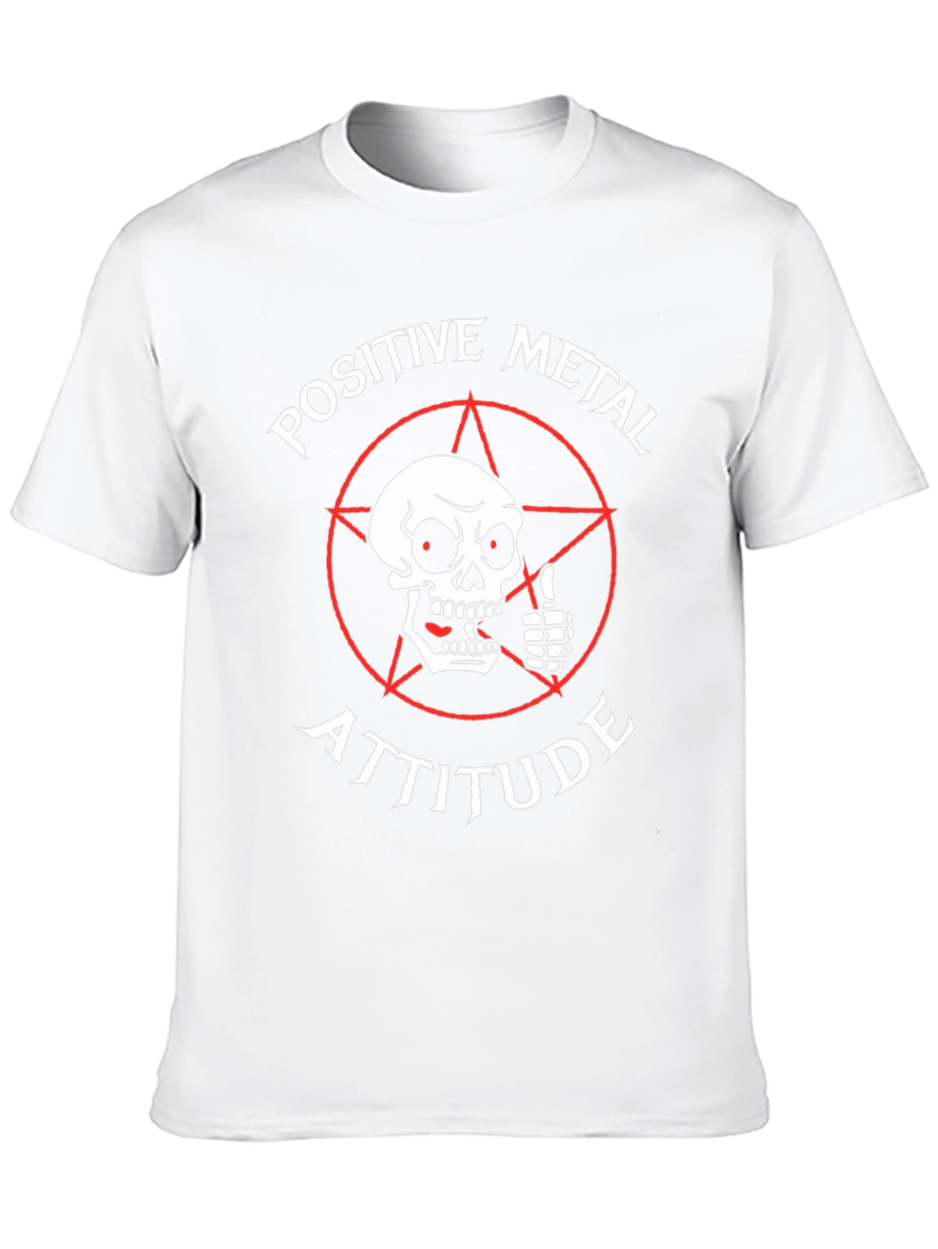 Positive Metal Attitude Graphic T-Shirt