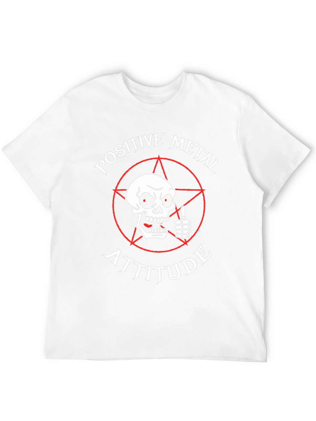 Positive Metal Attitude Graphic T-Shirt