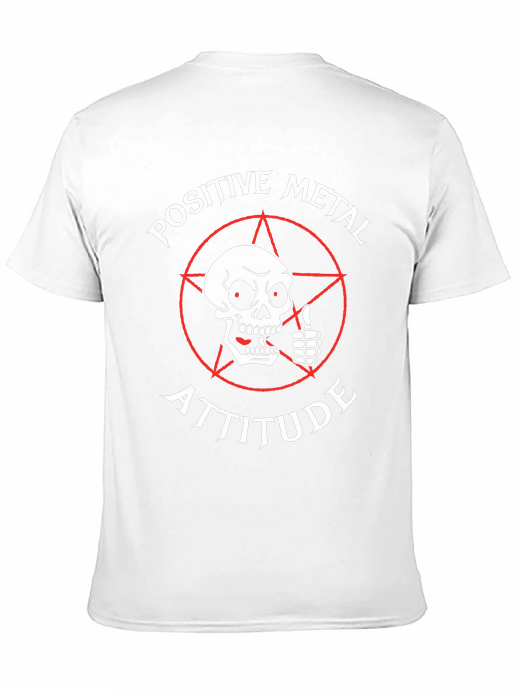 Positive Metal Attitude Graphic T-Shirt