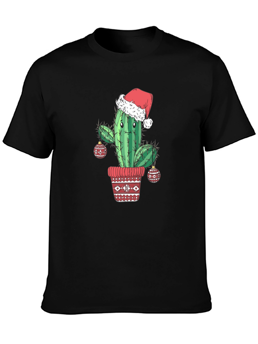 Festive Cactus Christmas T-Shirt