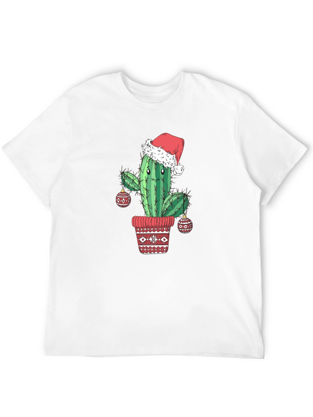 Festive Cactus Christmas T-Shirt