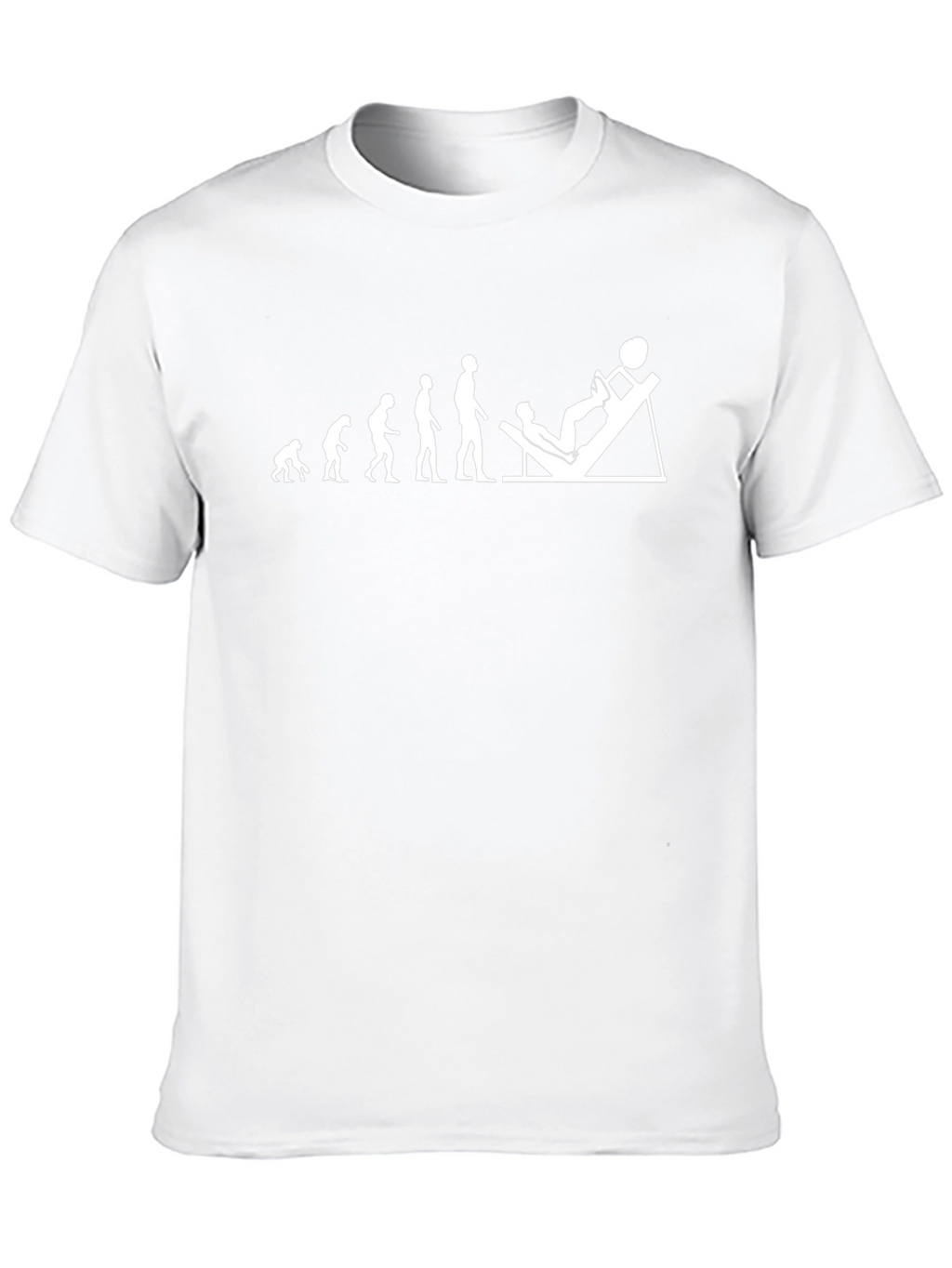 Evolution Leg Press T-Shirt - Gym Humor