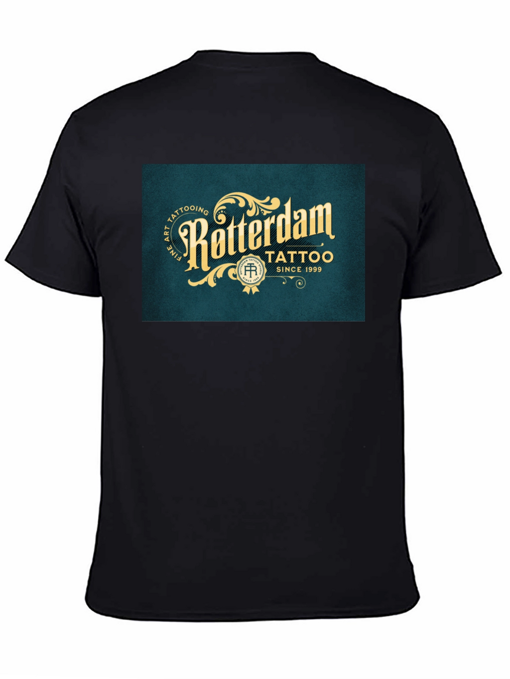 Rotterdam Tattoo Black Graphic Tee