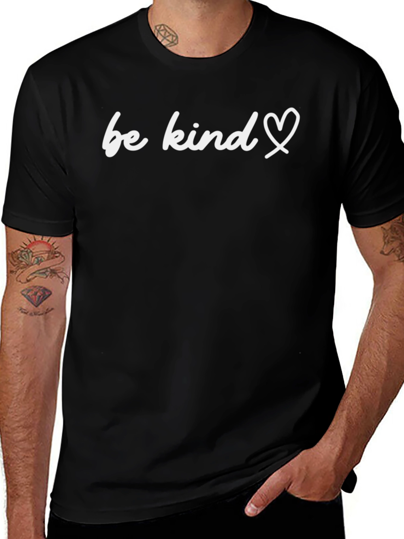 Be Kind Heart Graphic Tee - Unisex Soft Cotton