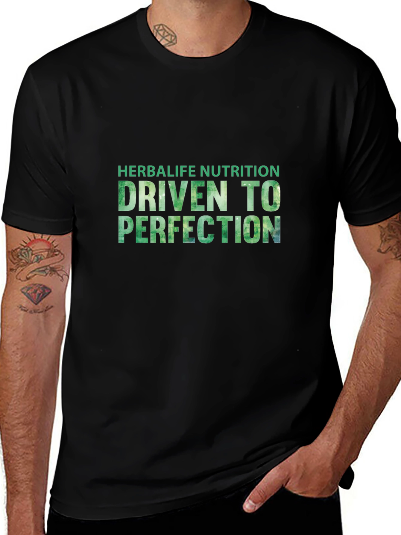 Herbalife Nutrition Driven to Perfection Black T-Shirt