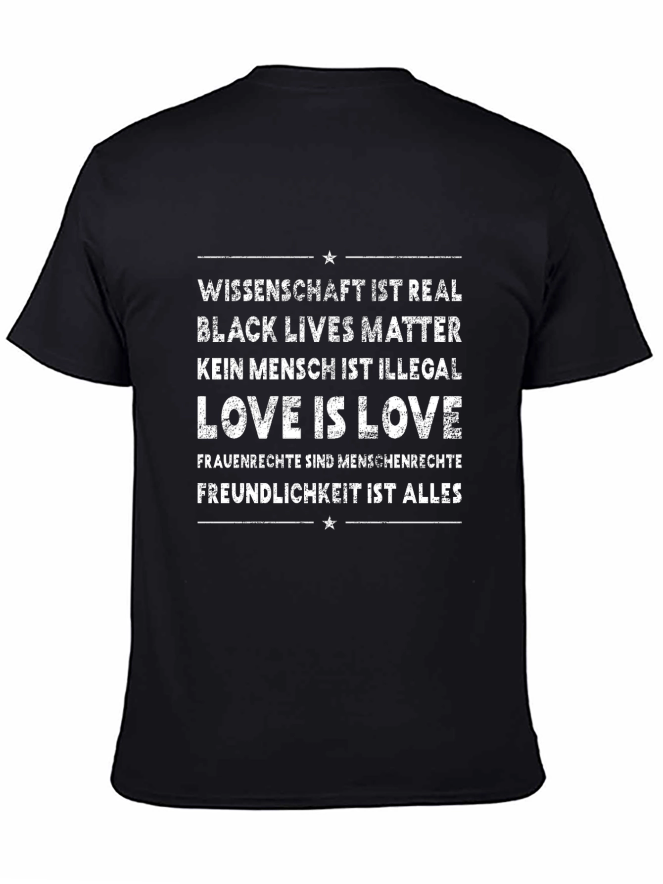 Wissenschaft ist Real T-Shirt Black Lives Matter