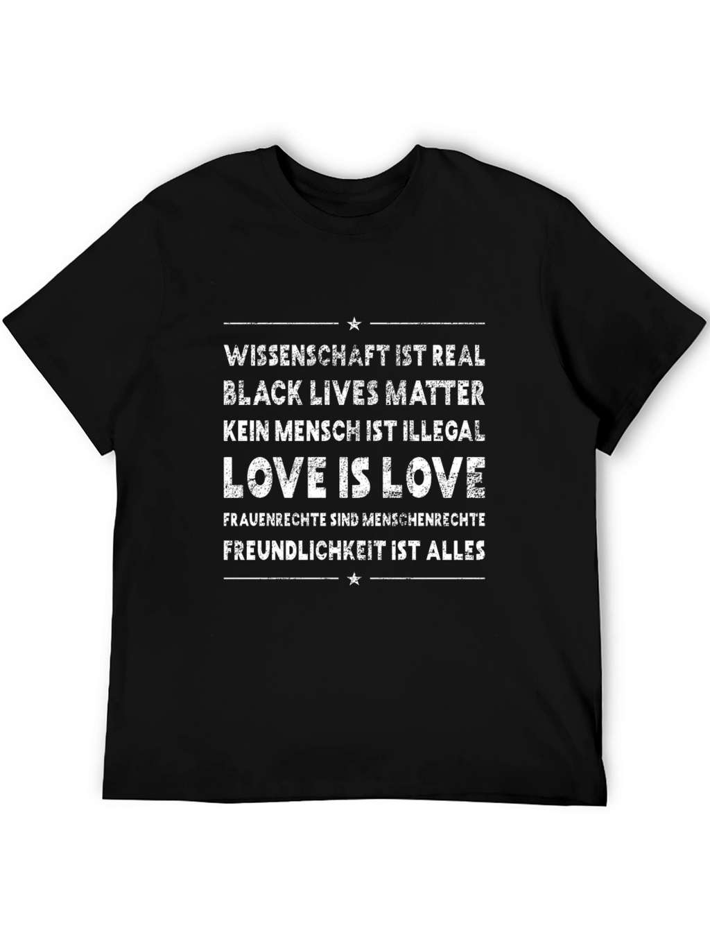Wissenschaft ist Real T-Shirt Black Lives Matter