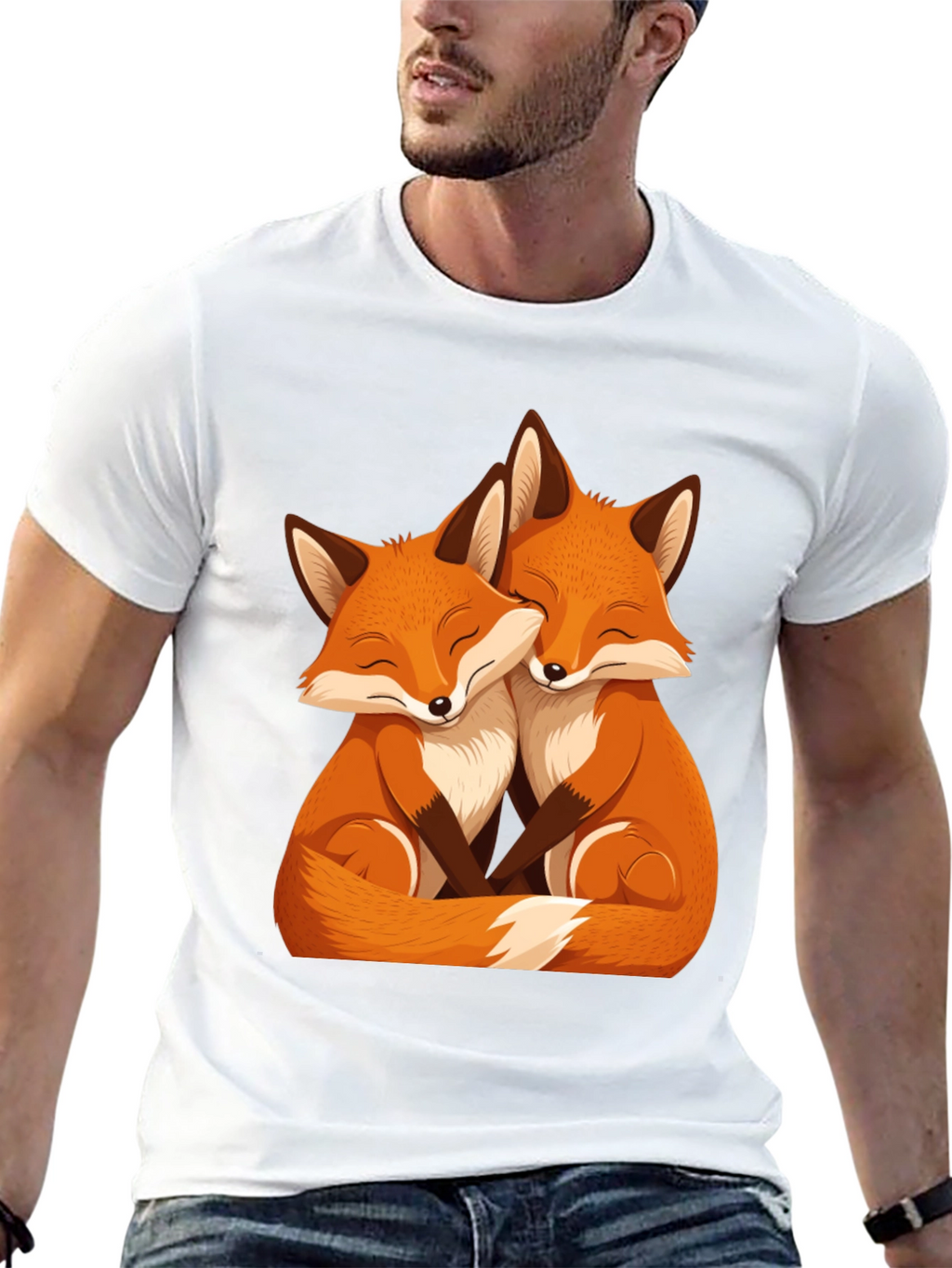 Fox Love Black Tee