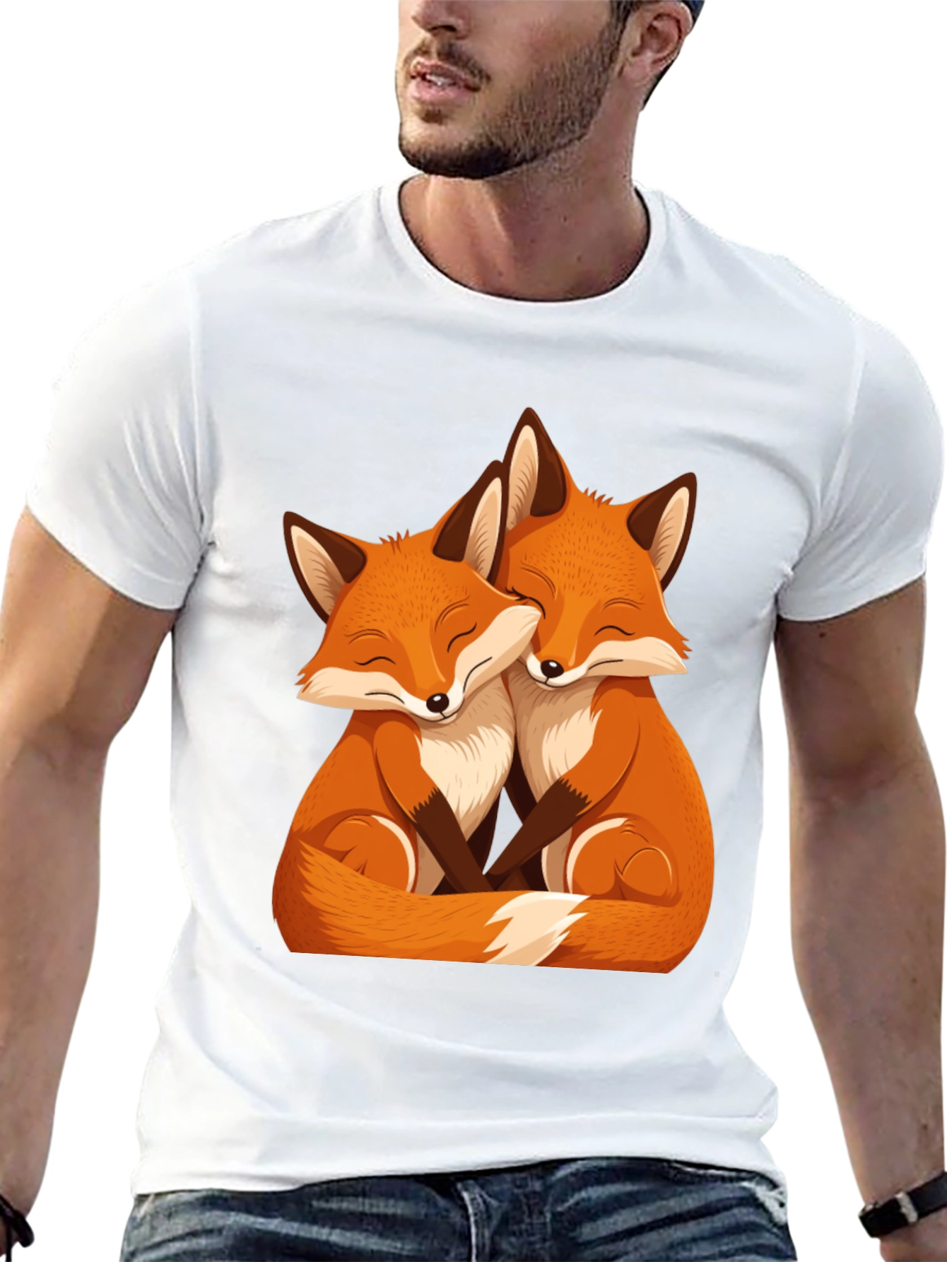 Fox Love Black Tee