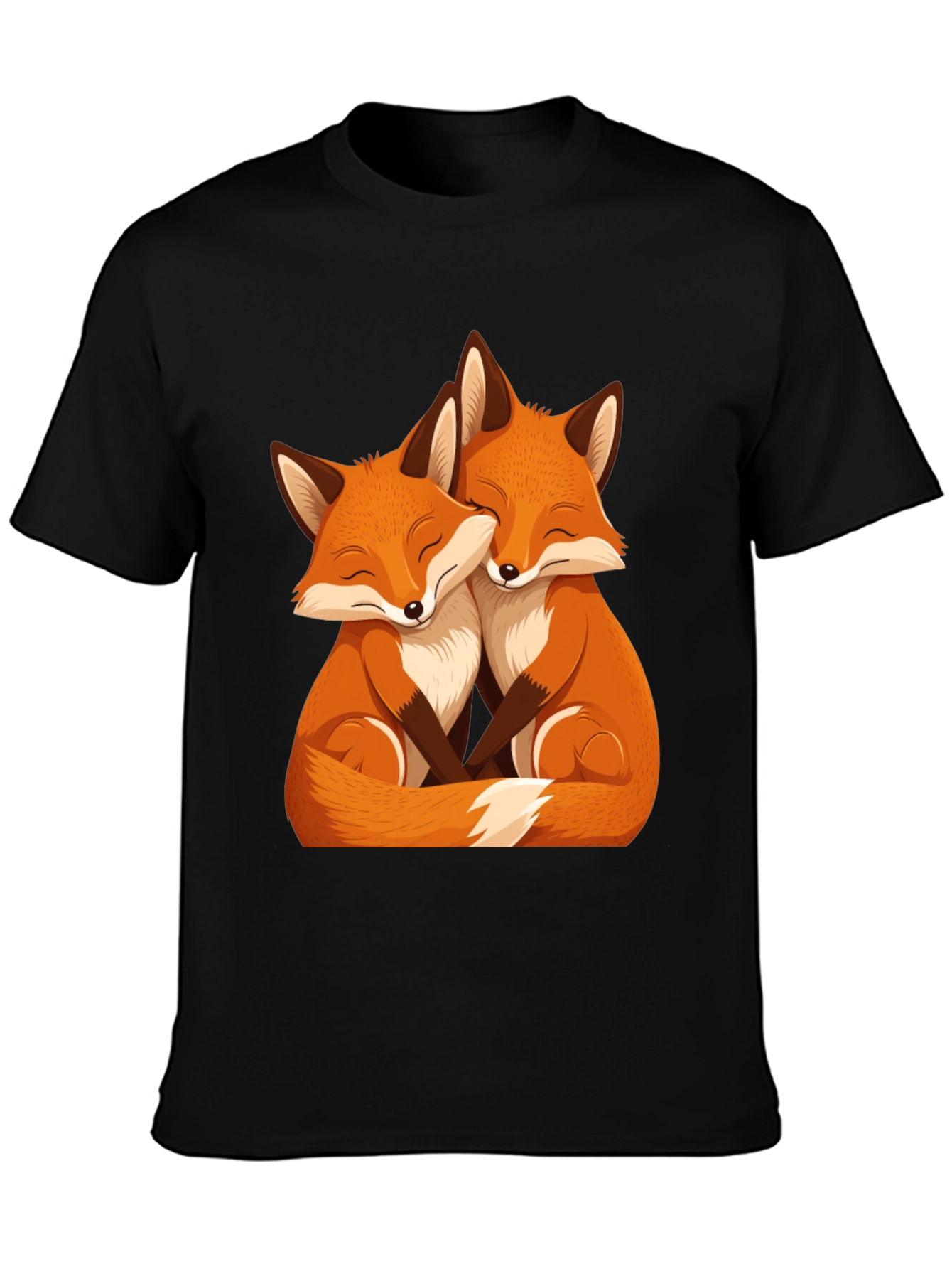 Fox Love Black Tee