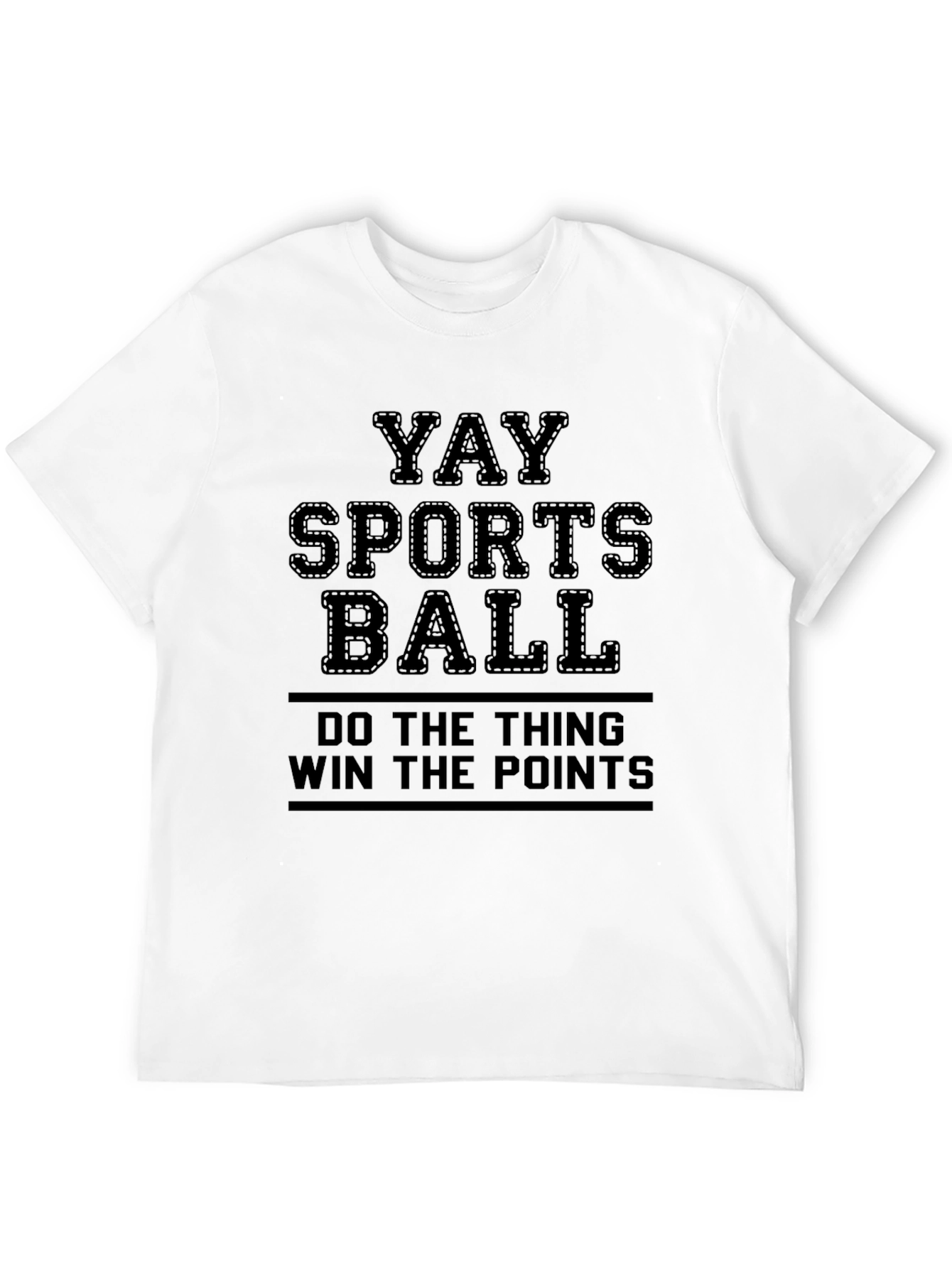 Yay Sports Ball T-Shirt - Funny Slogan Tee