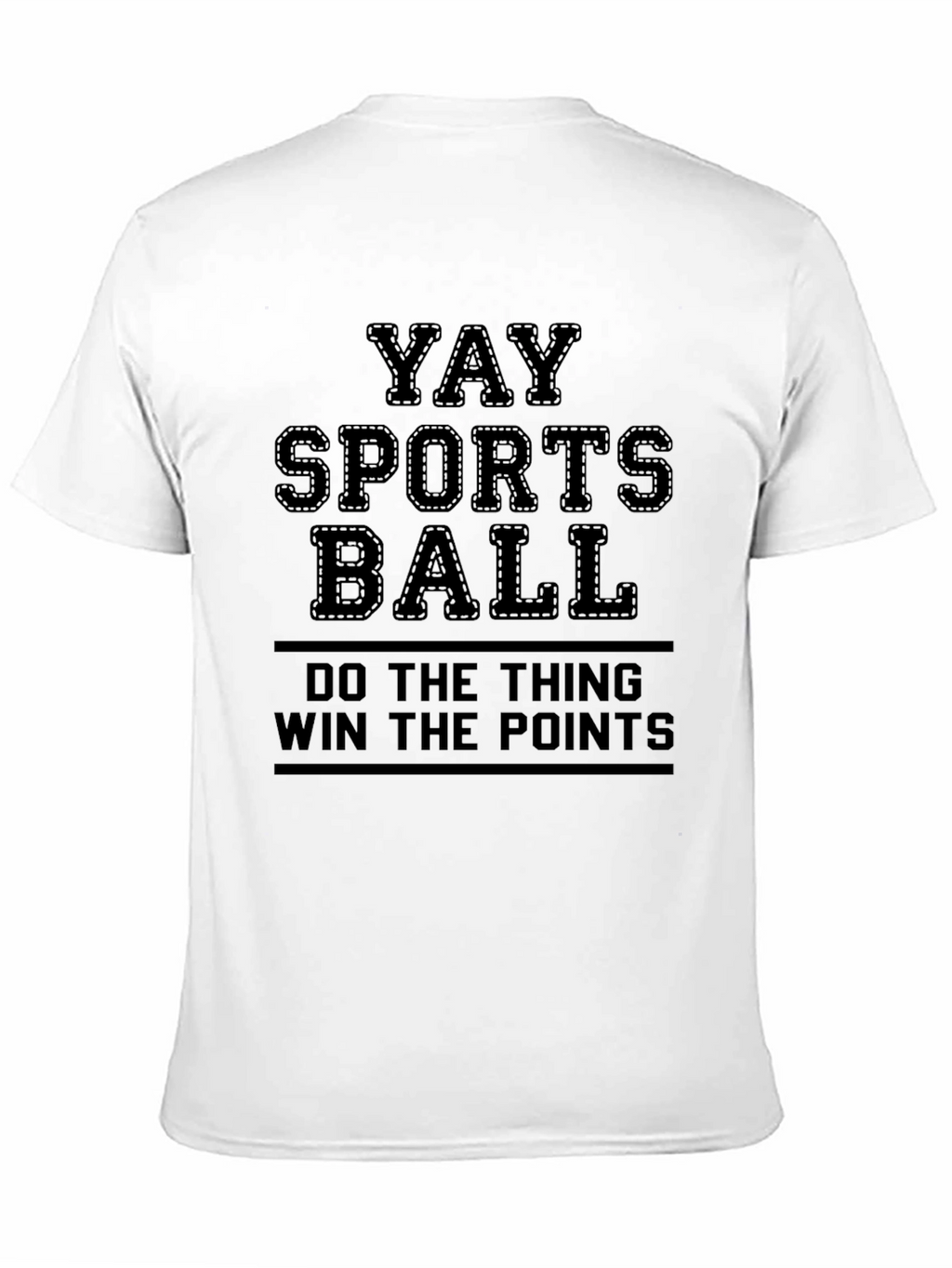Yay Sports Ball T-Shirt - Funny Slogan Tee