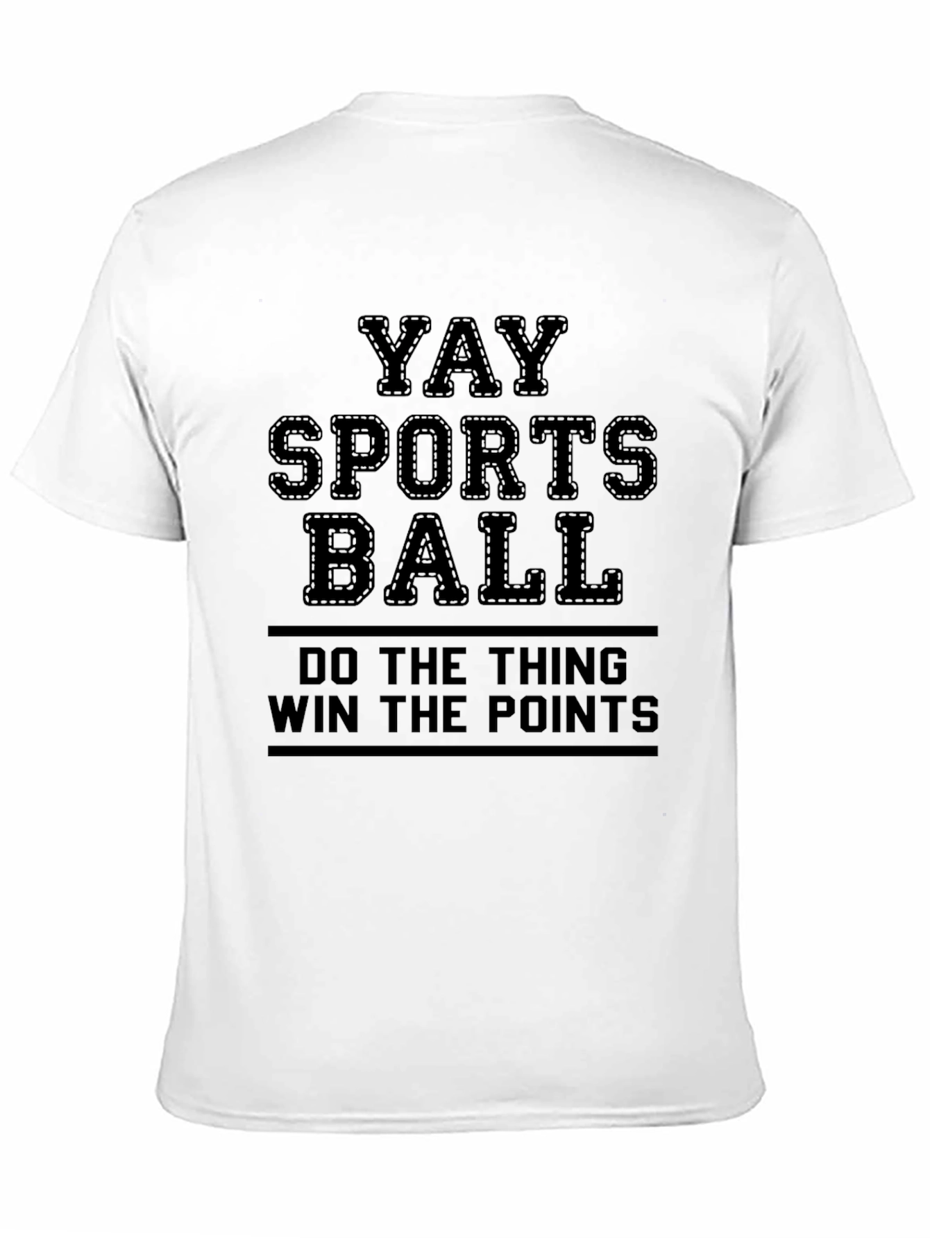 Yay Sports Ball T-Shirt - Funny Slogan Tee