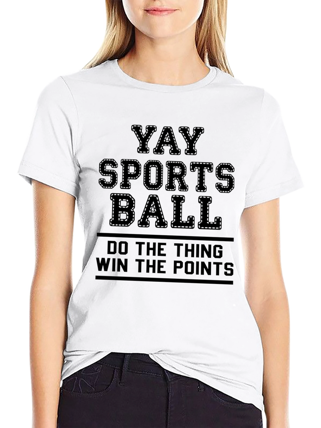 Yay Sports Ball T-Shirt - Funny Slogan Tee