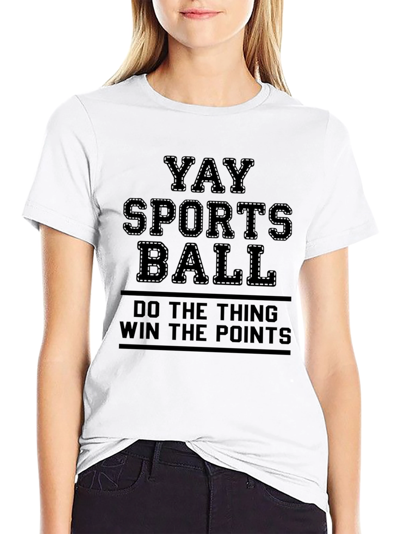 Yay Sports Ball T-Shirt - Funny Slogan Tee