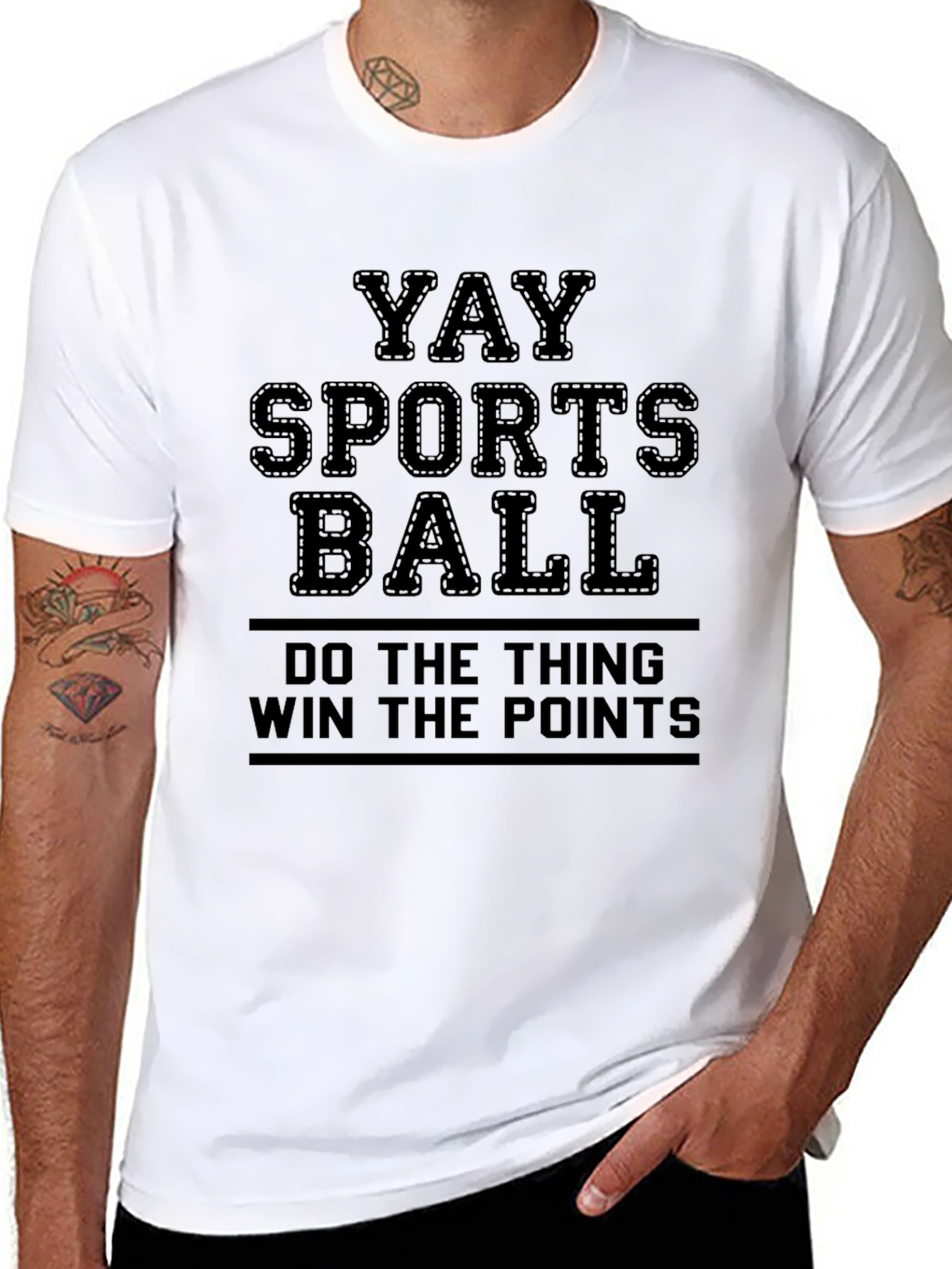 Yay Sports Ball T-Shirt - Funny Slogan Tee