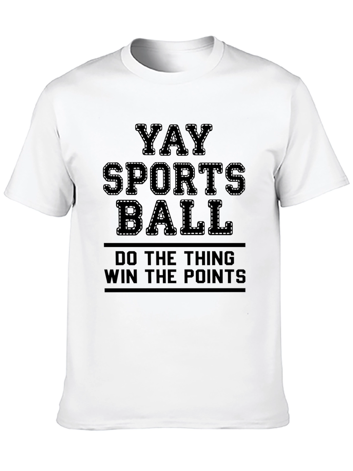 Yay Sports Ball T-Shirt - Funny Slogan Tee