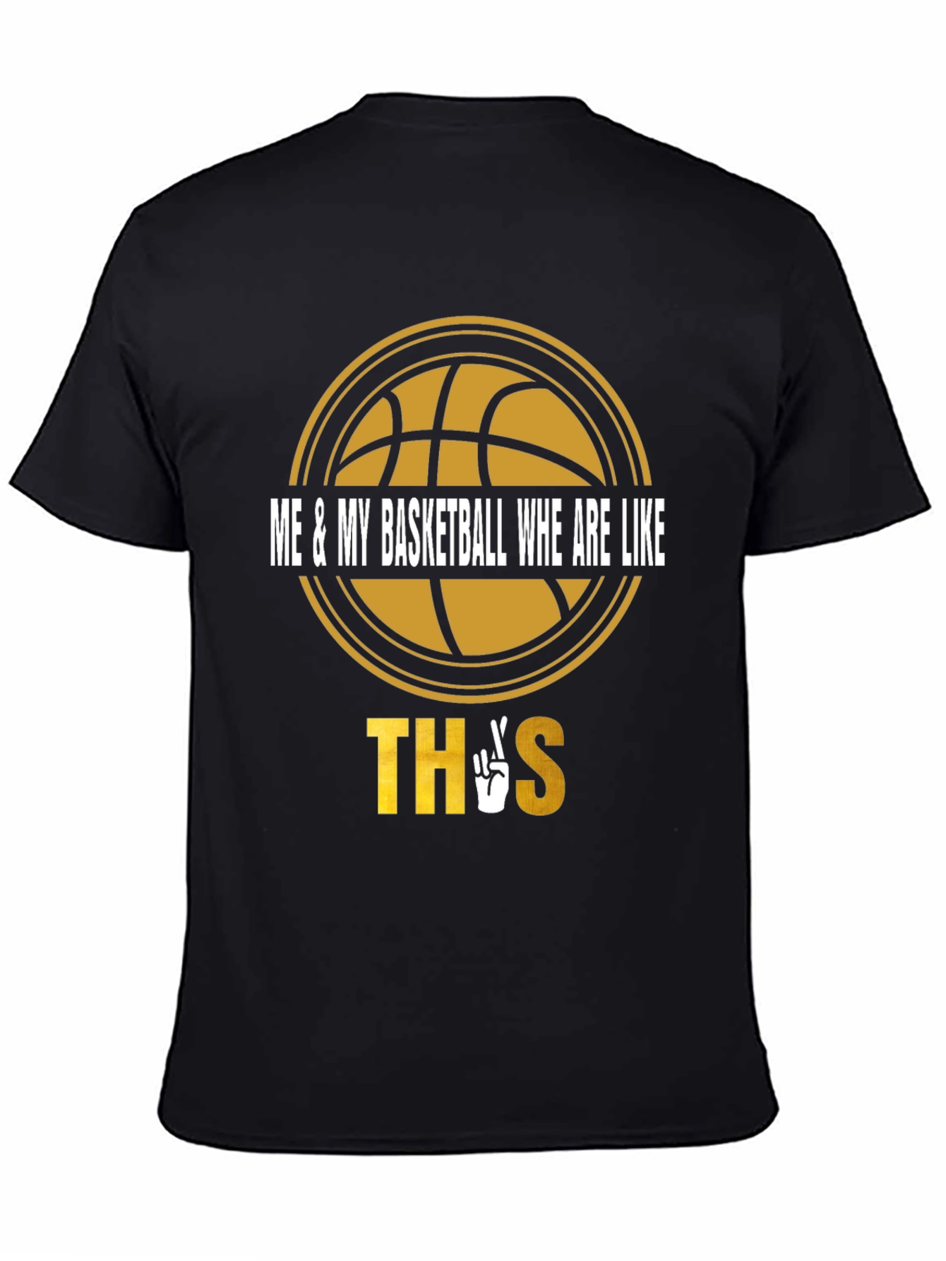 Basketball Lover Tee - Me & My Basketball Like This