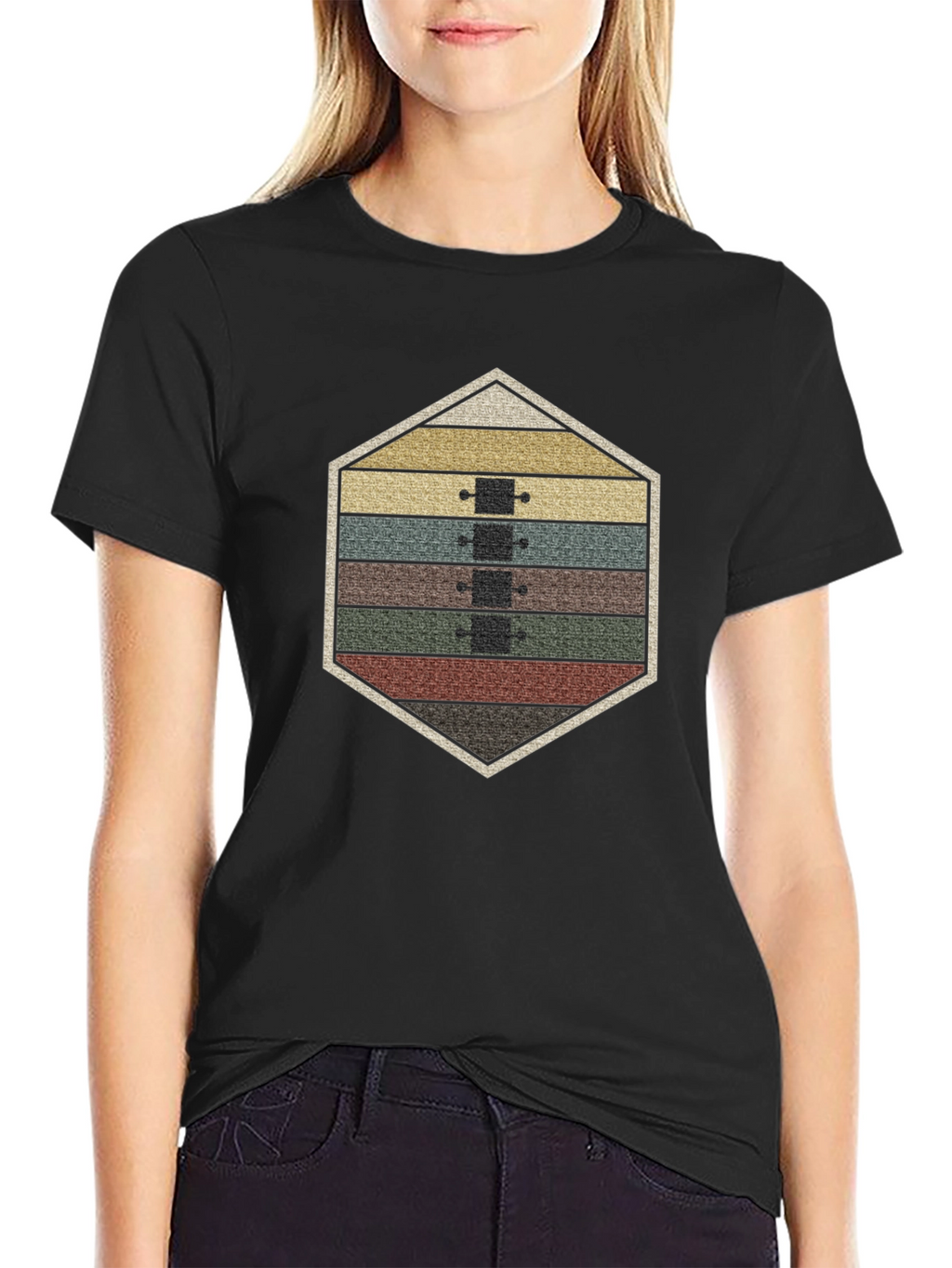 Retro Skateboard Stack T-Shirt