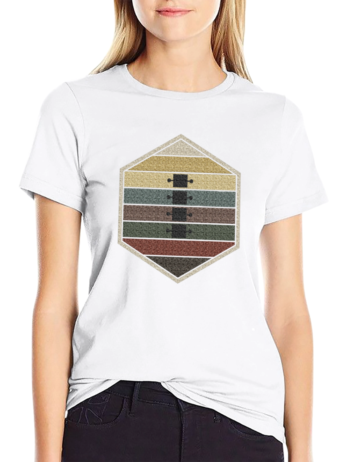 Retro Skateboard Stack T-Shirt