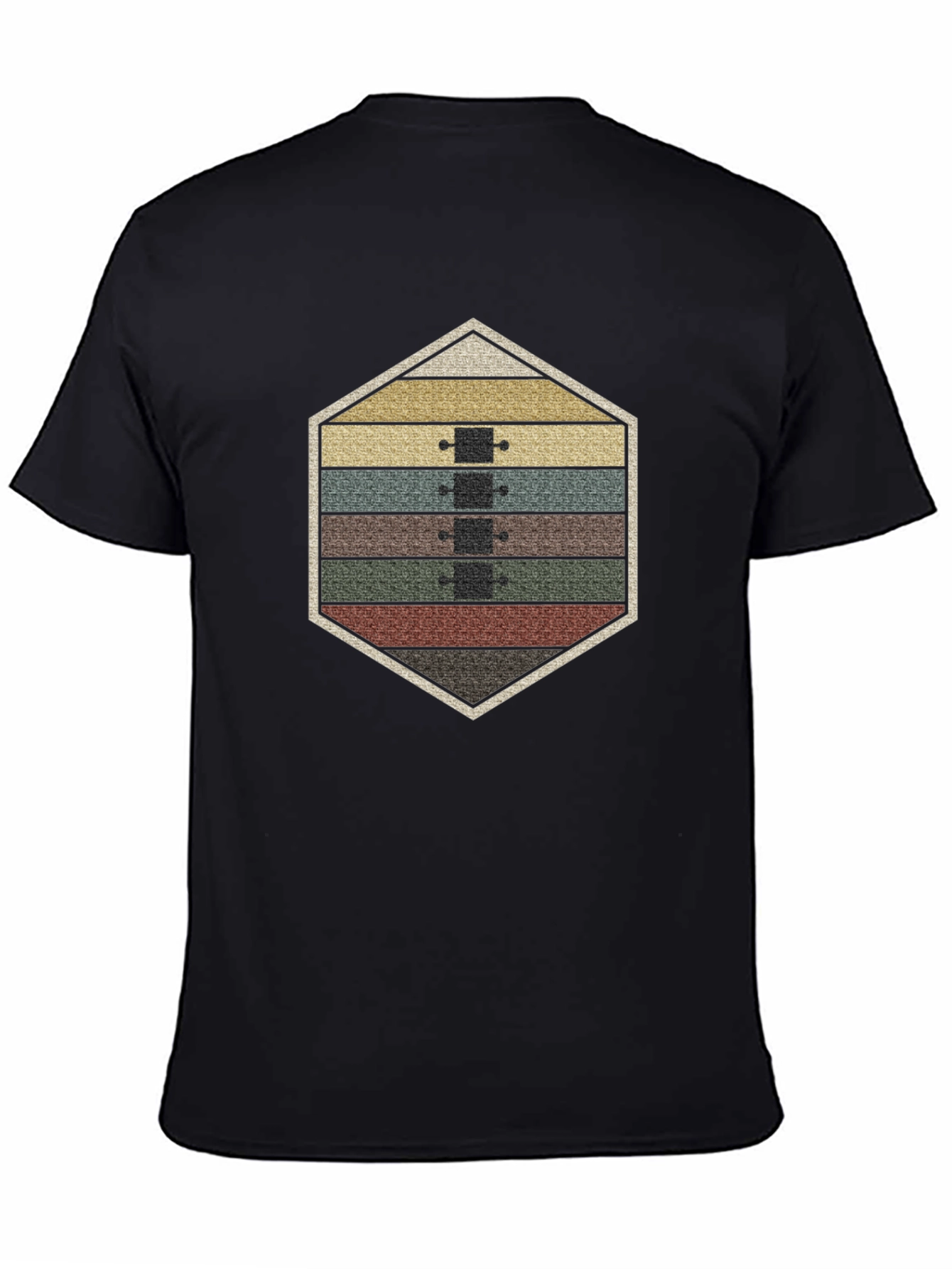 Retro Skateboard Stack T-Shirt
