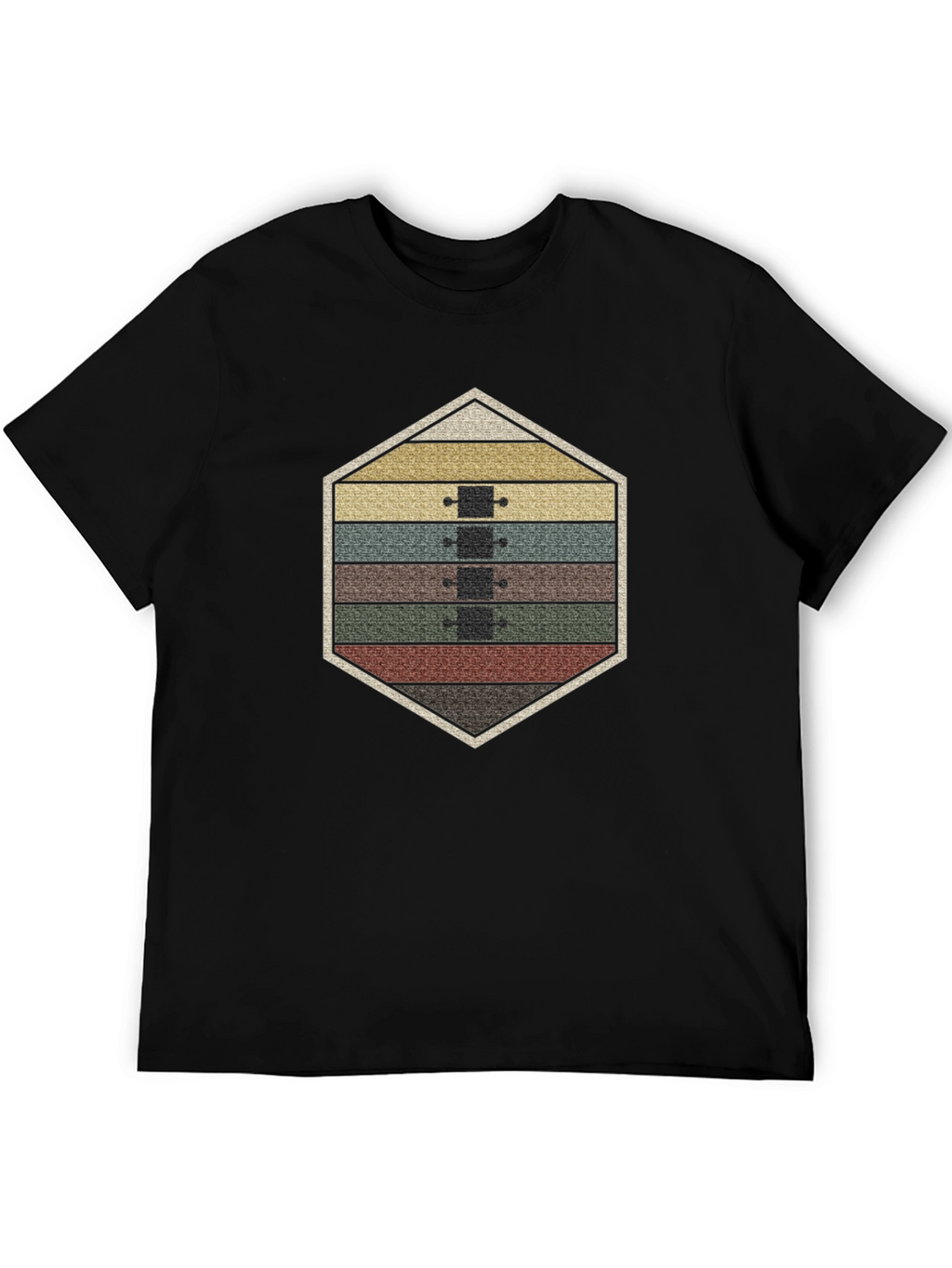 Retro Skateboard Stack T-Shirt