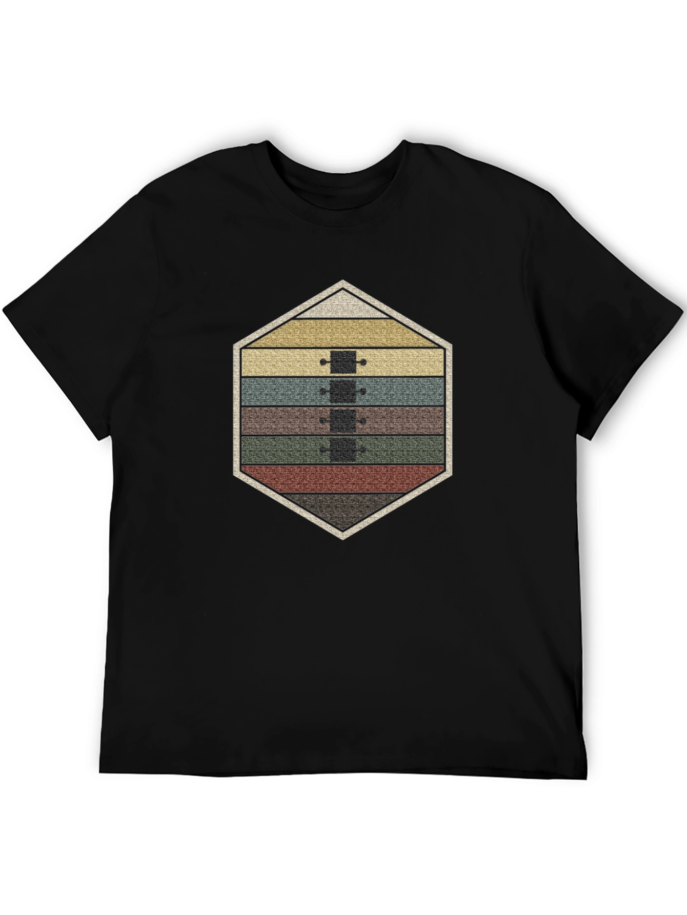 Retro Skateboard Stack T-Shirt