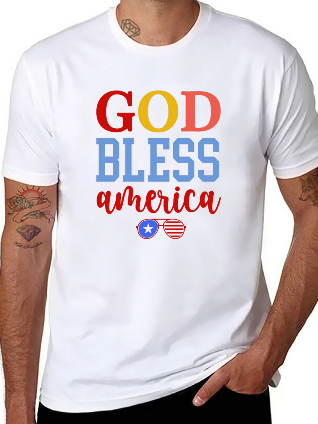 God Bless America Patriotic T-Shirt