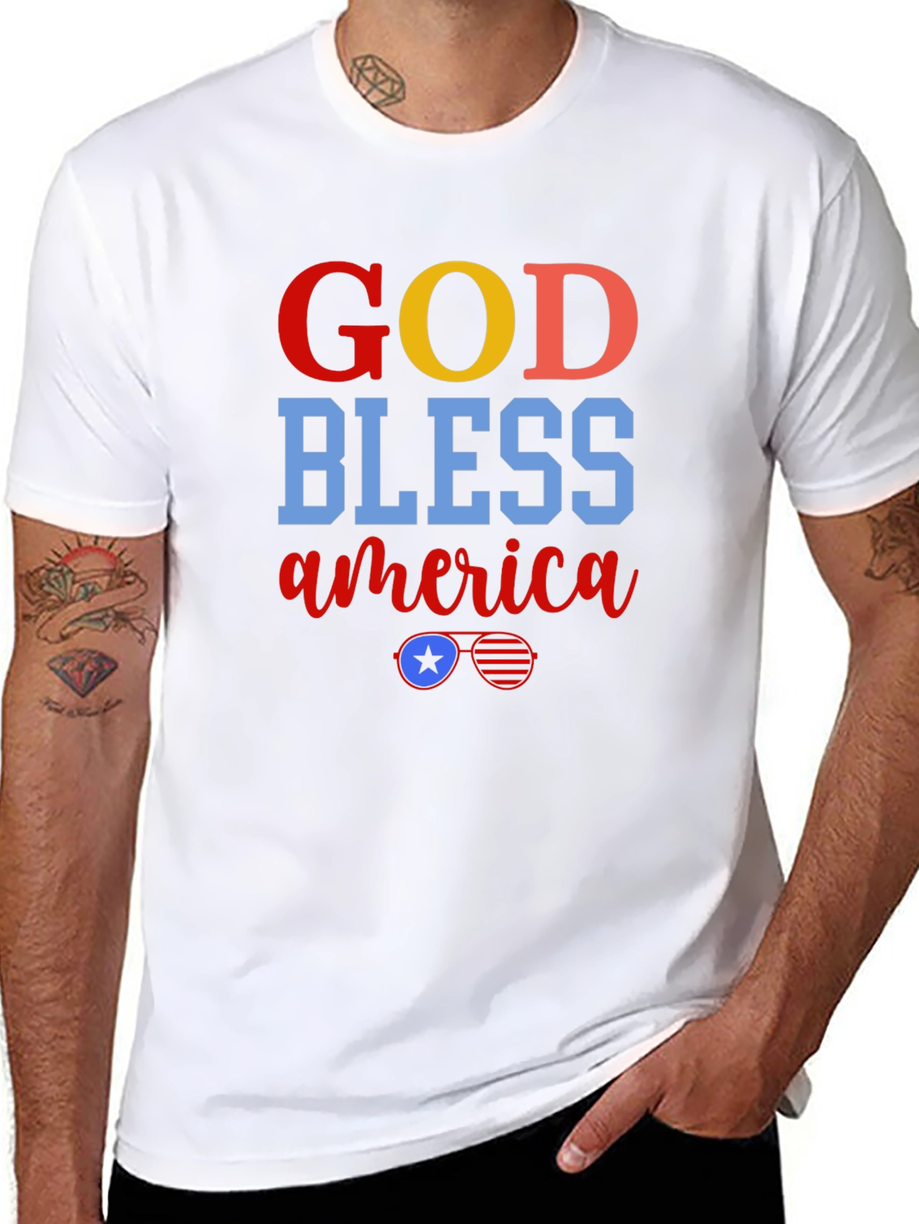 God Bless America Patriotic T-Shirt