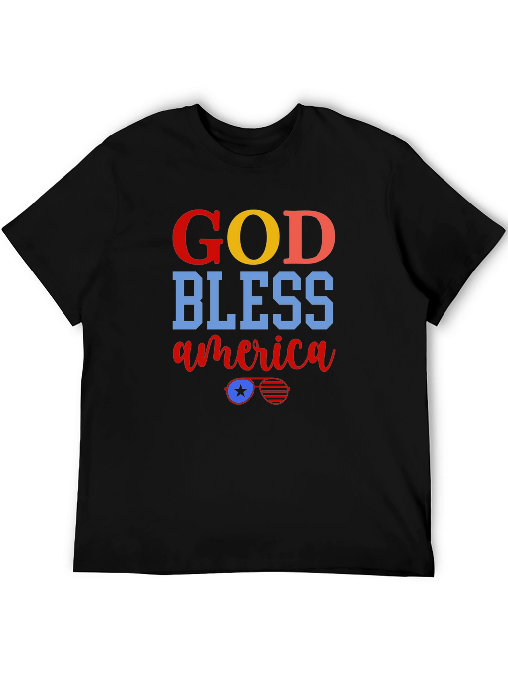 God Bless America Patriotic T-Shirt