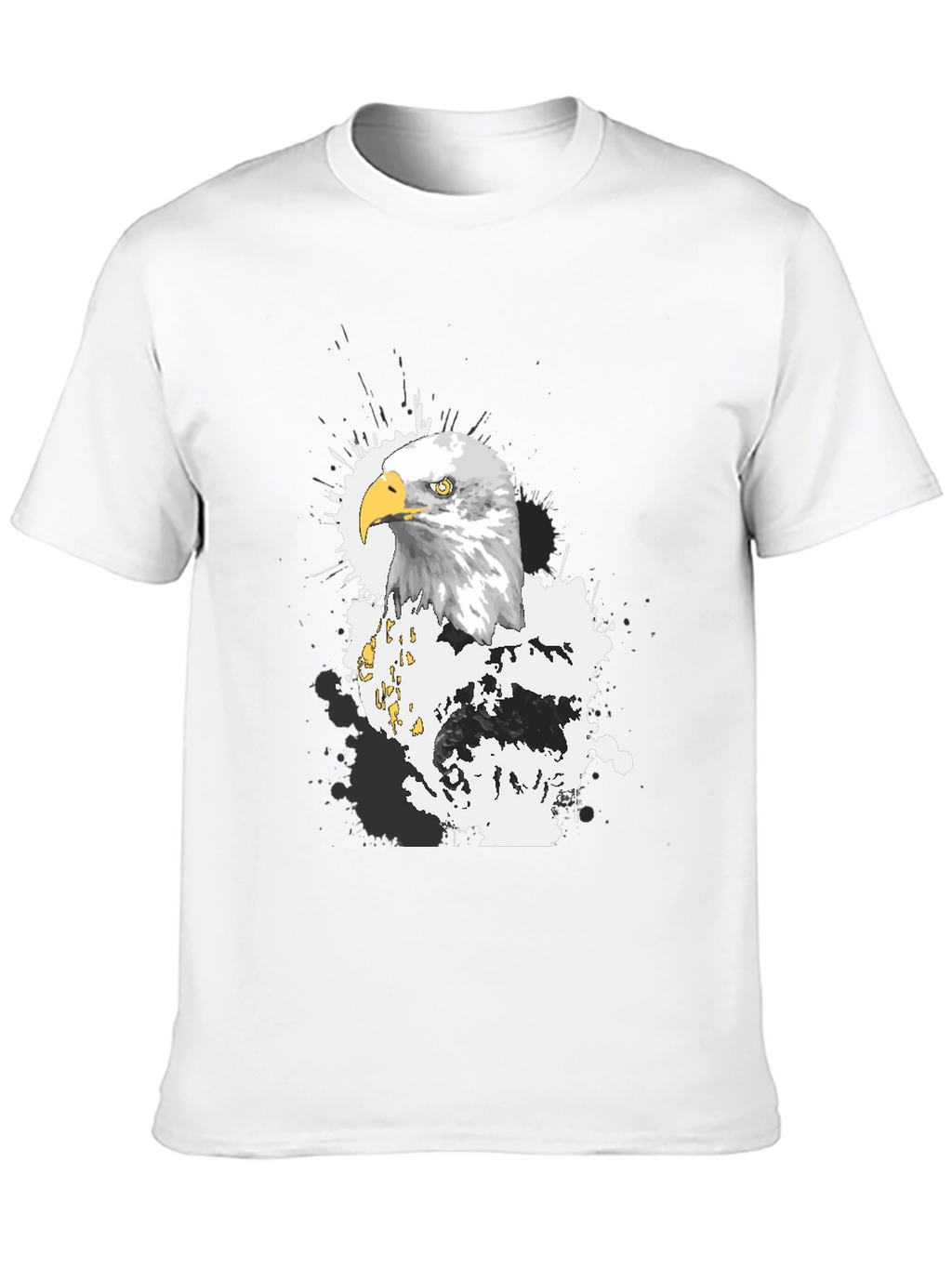 Eagle Graphic T-Shirt - Black Crew Neck Tee