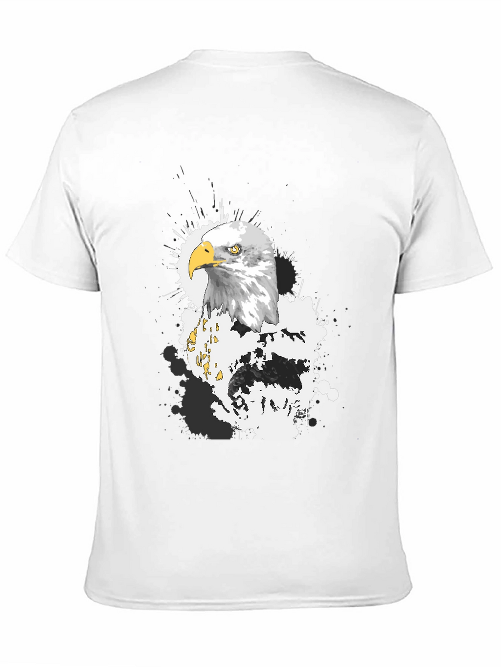 Eagle Graphic T-Shirt - Black Crew Neck Tee