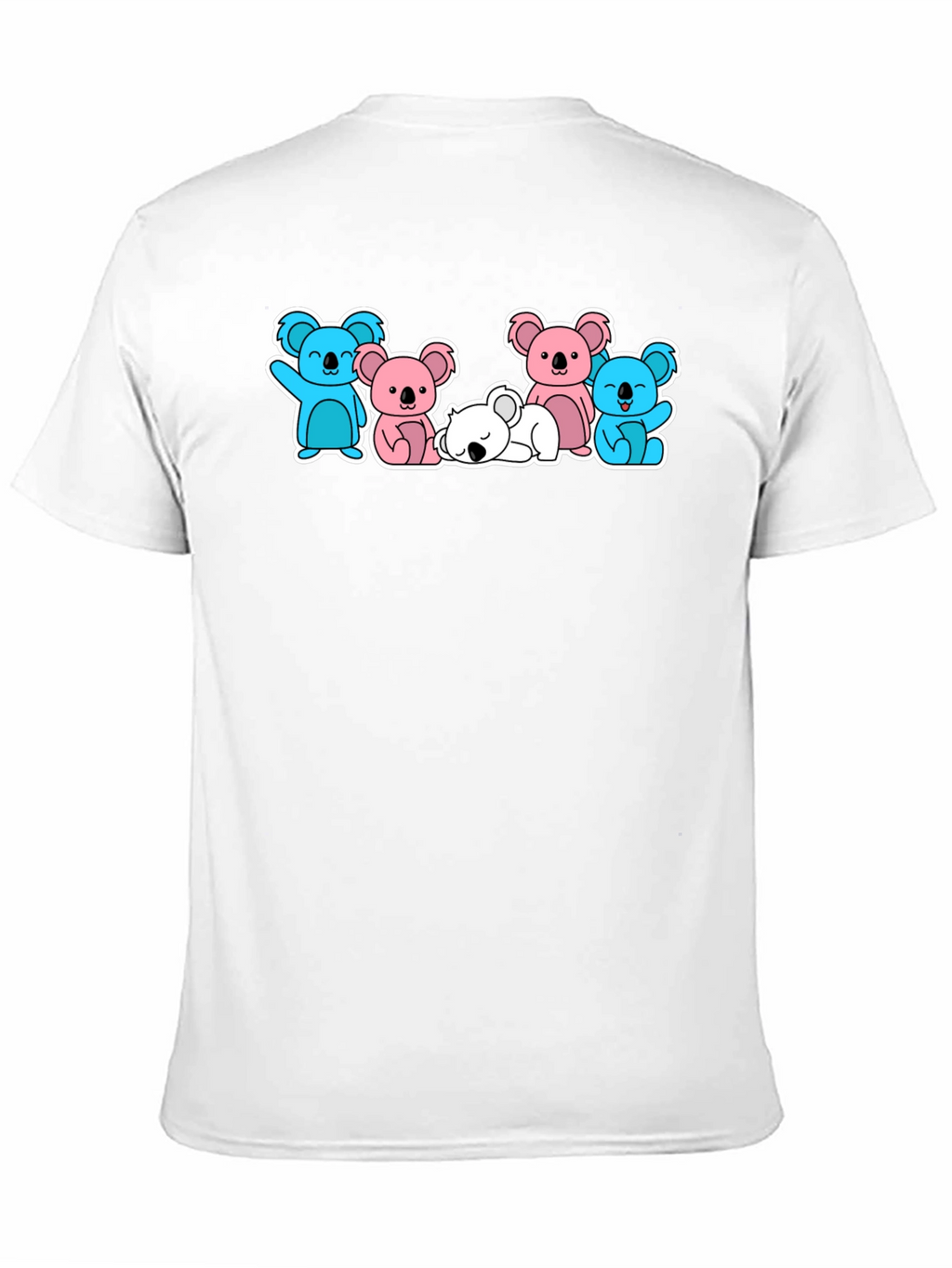 Koala Crew Graphic T-Shirt - Black Cute Animal Design